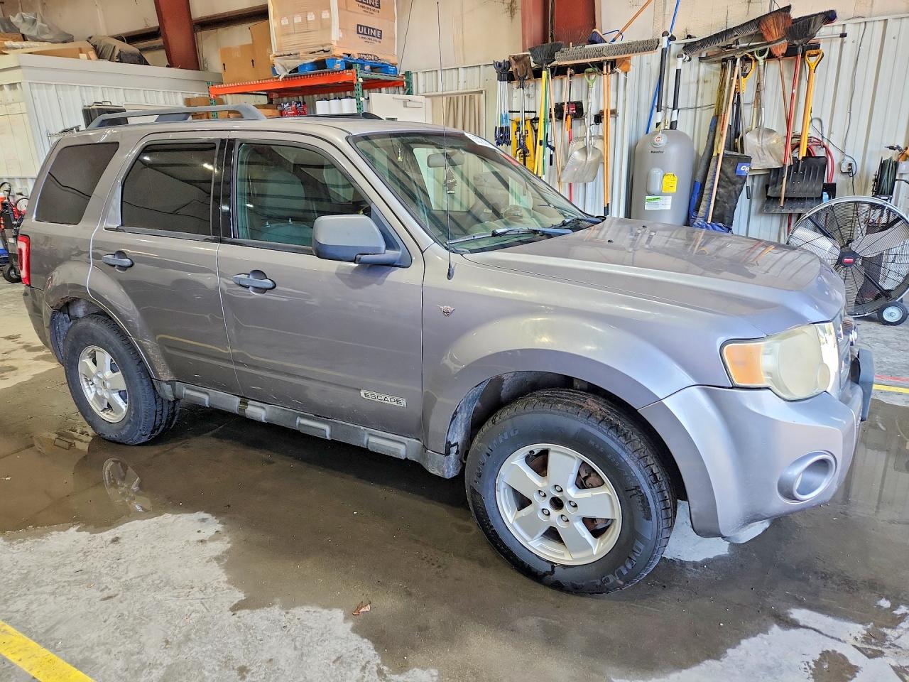 2008 Ford Escape Xlt Gray vin: 1FMCU93168KB79327