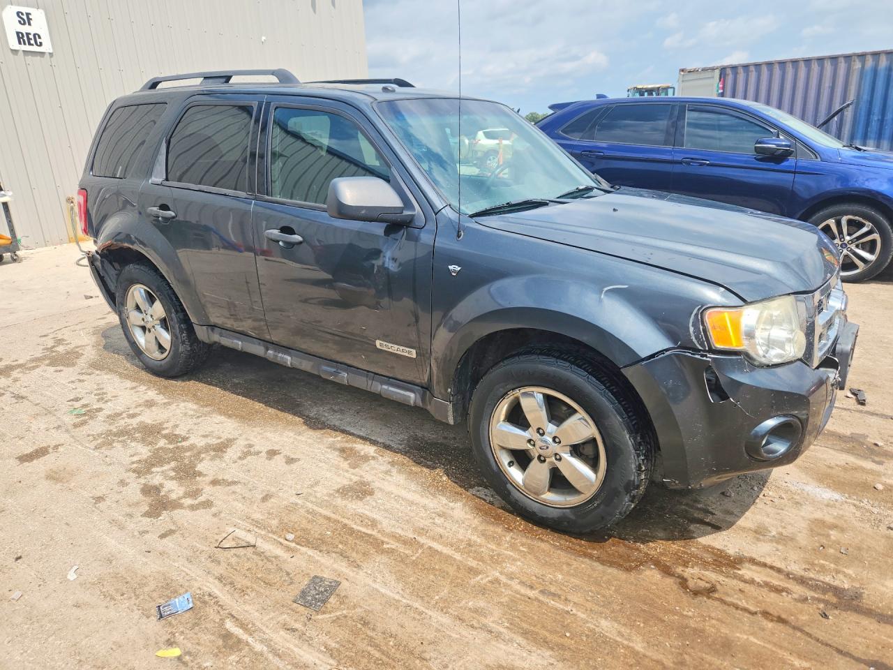 2008 Ford Escape Xlt Gray vin: 1FMCU93168KD33292