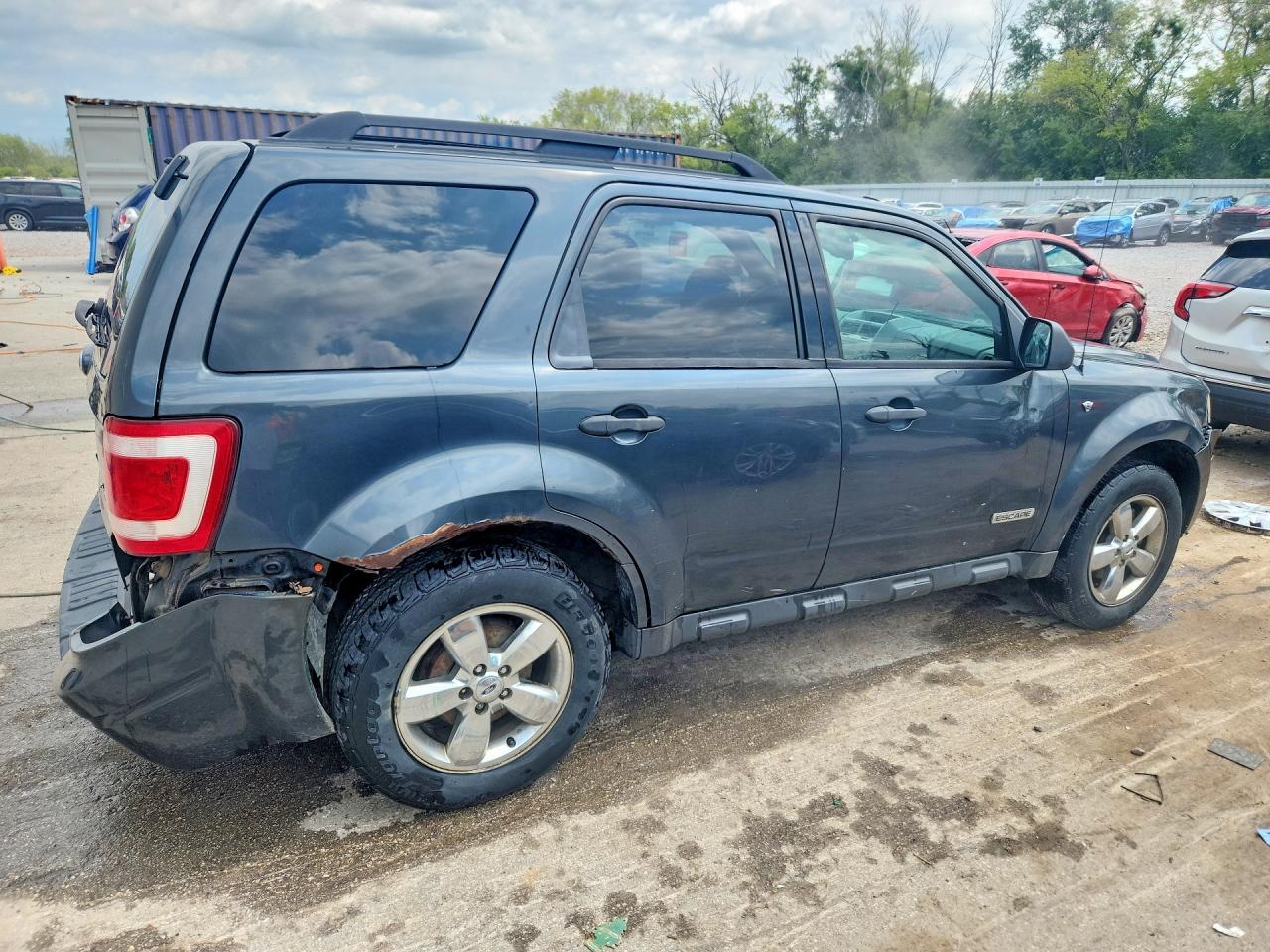 2008 Ford Escape Xlt Gray vin: 1FMCU93168KD33292