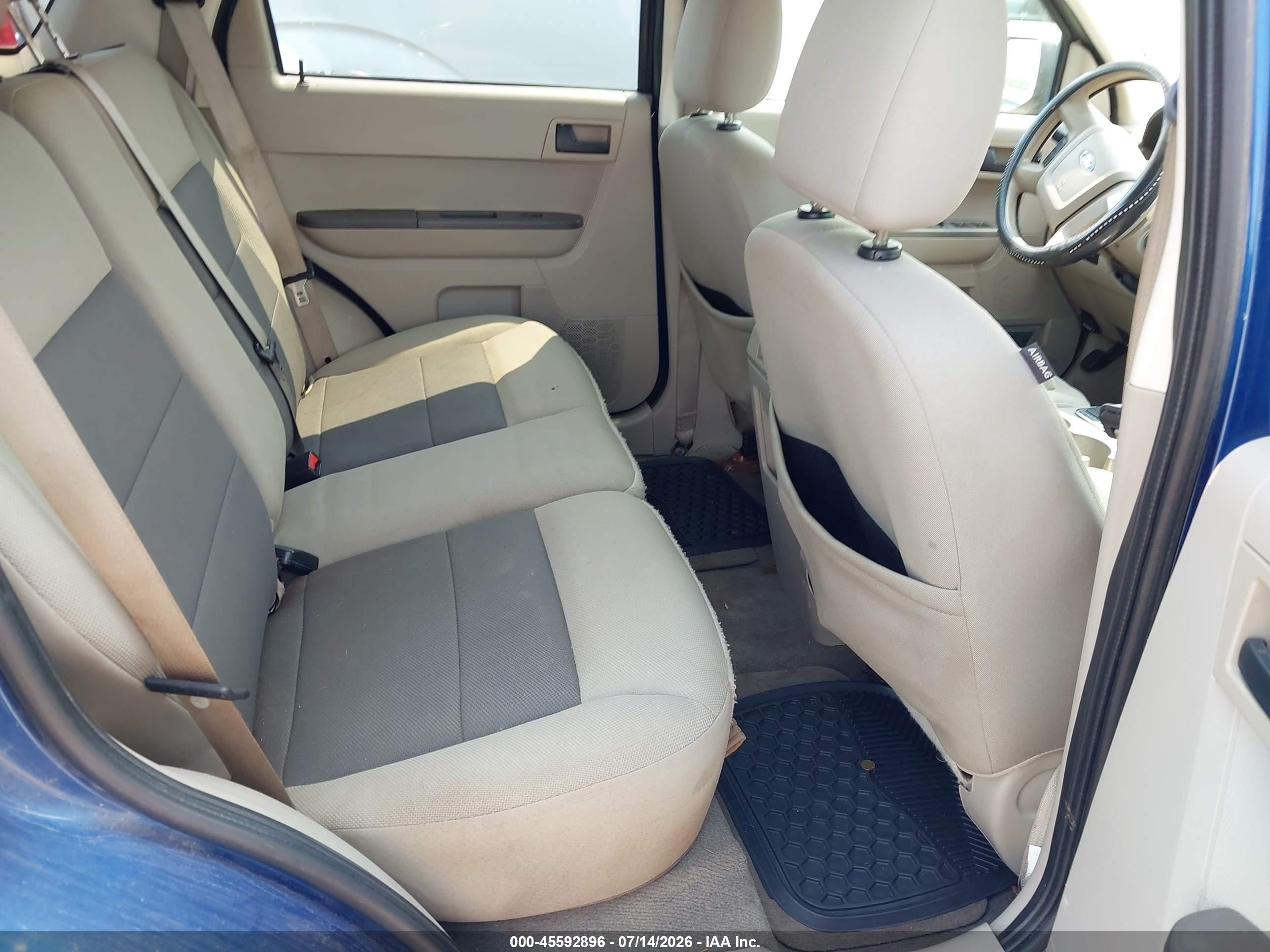 2008 Ford Escape Xlt Blue vin: 1FMCU93168KE63296