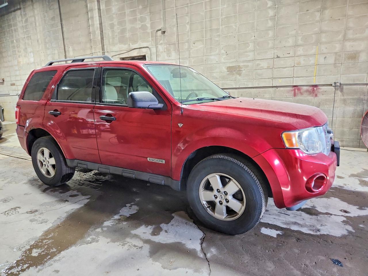 2008 Ford Escape Xlt Red vin: 1FMCU93168KE74976