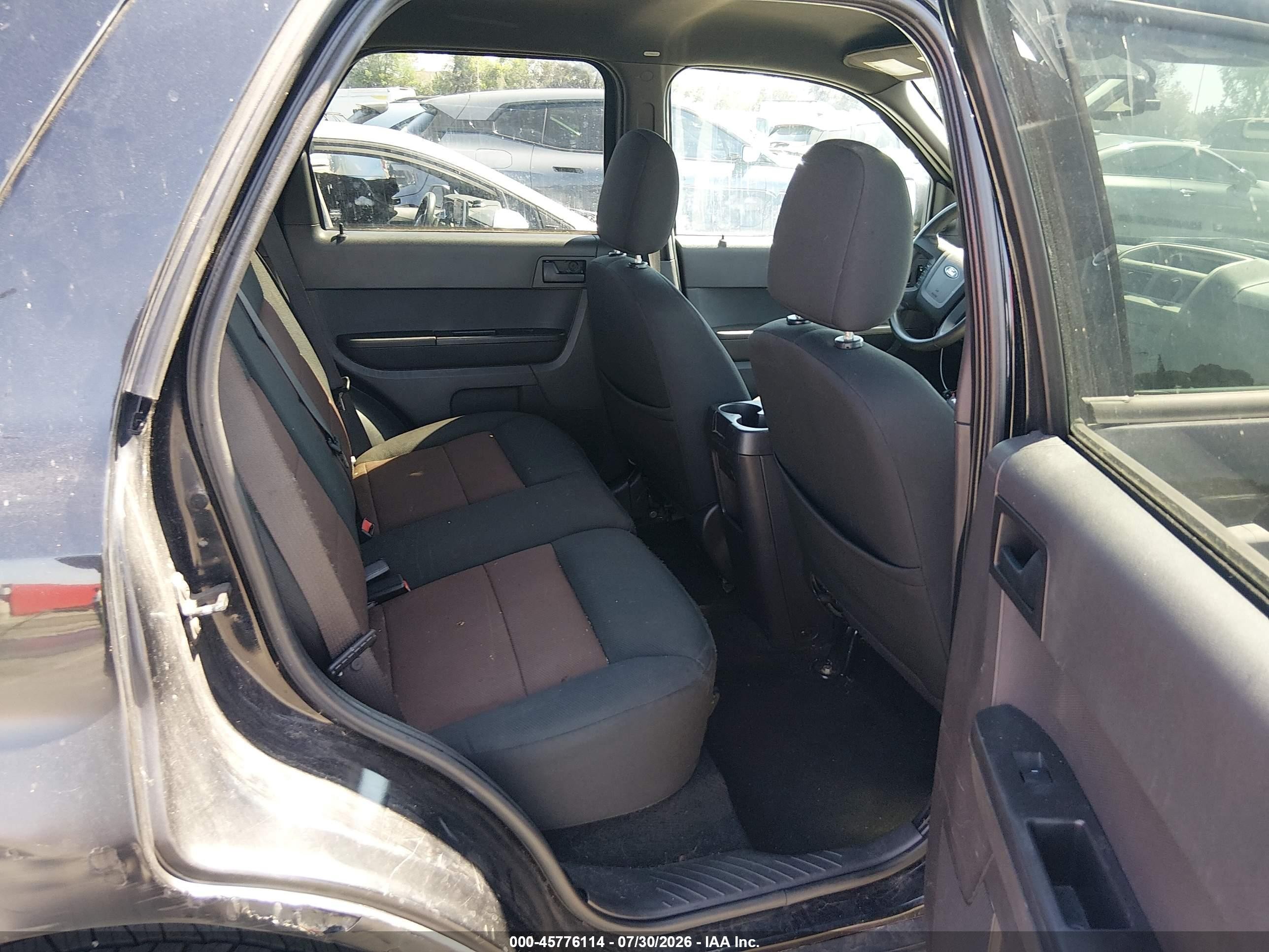 2008 Ford Escape Xlt Black vin: 1FMCU93188KA11365