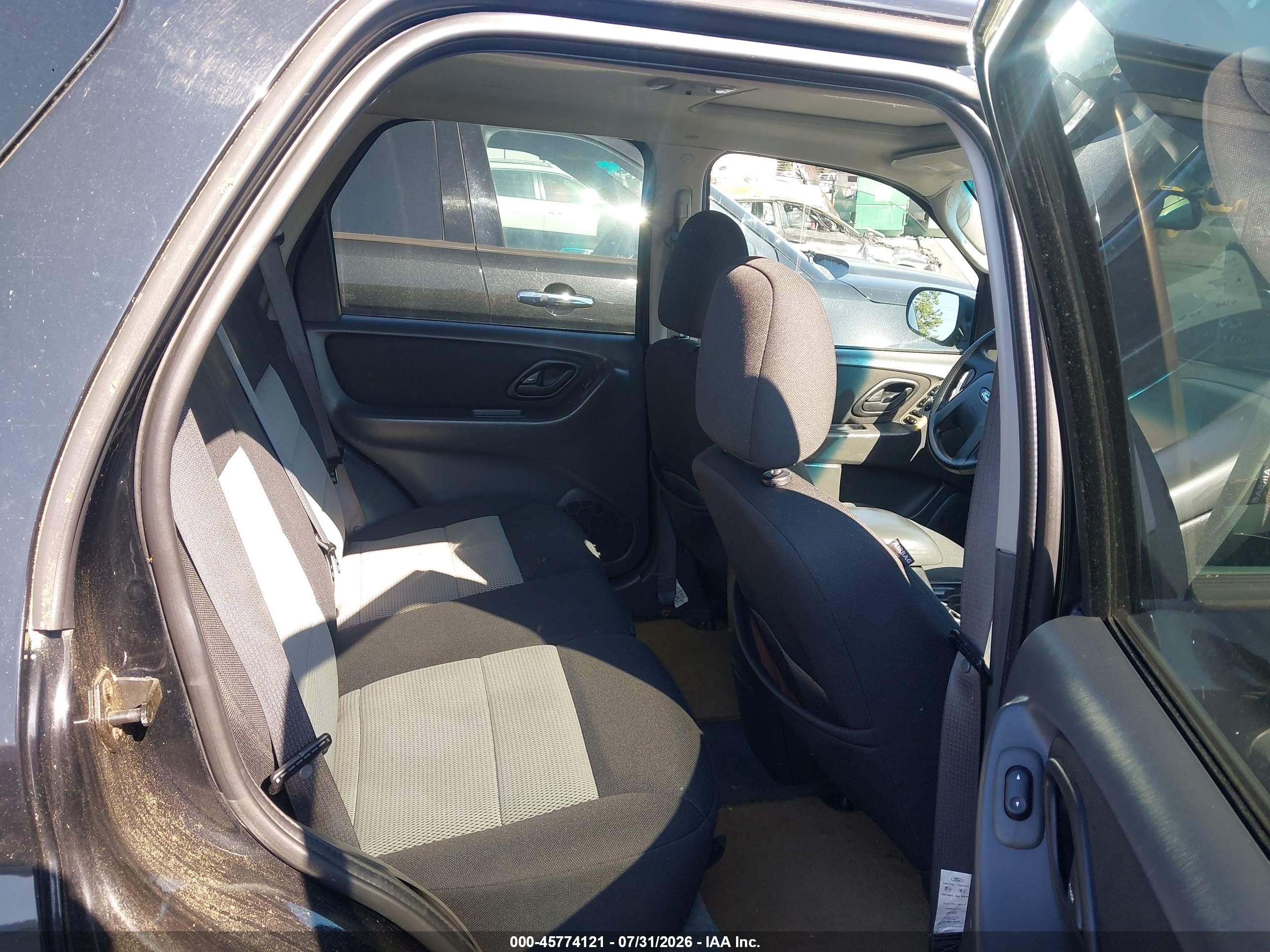 2007 Ford Escape Xlt/xlt Sport Black vin: 1FMCU93197KA11258