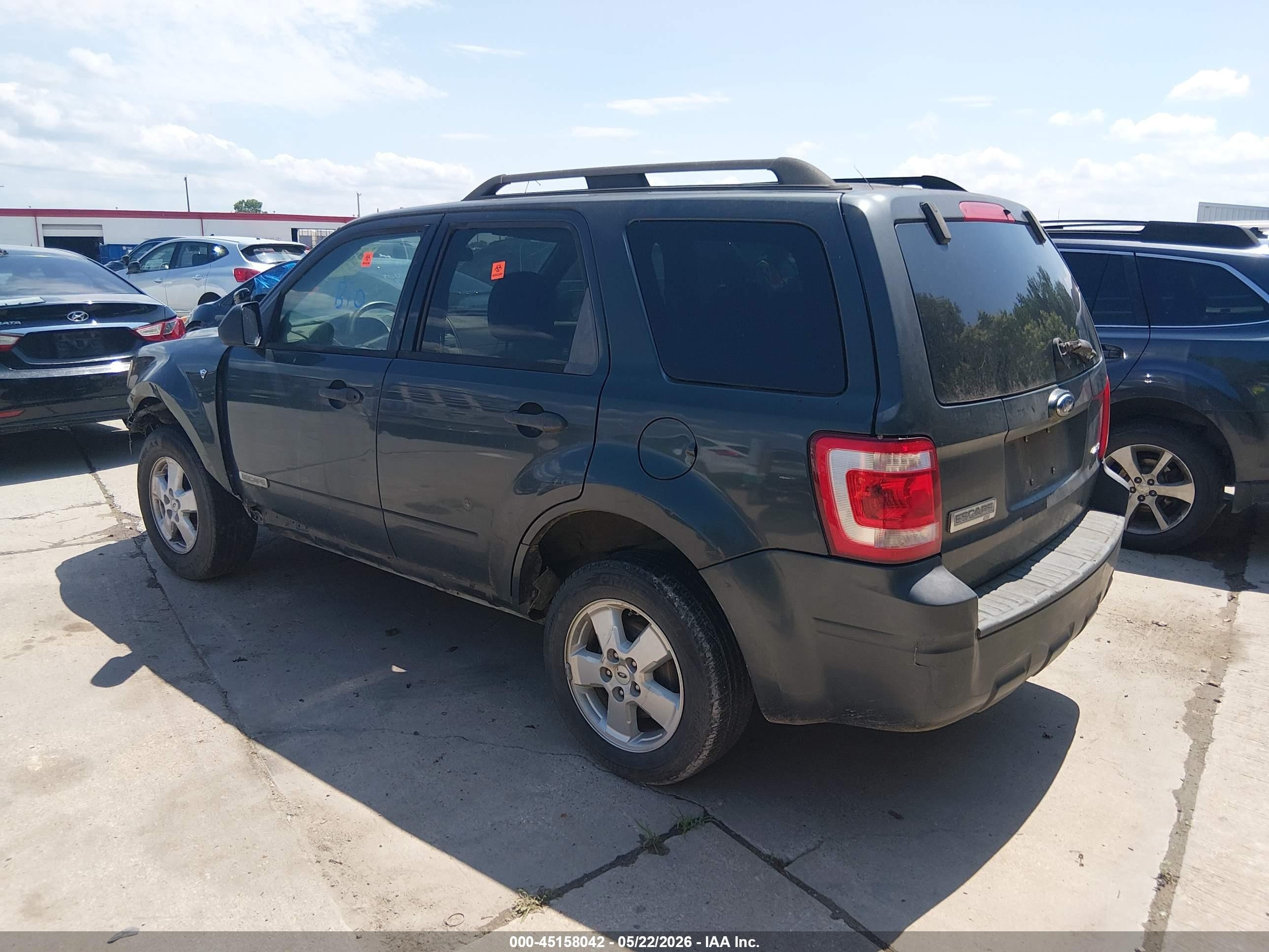 2008 Ford Escape Xlt Blue vin: 1FMCU93198KA49963