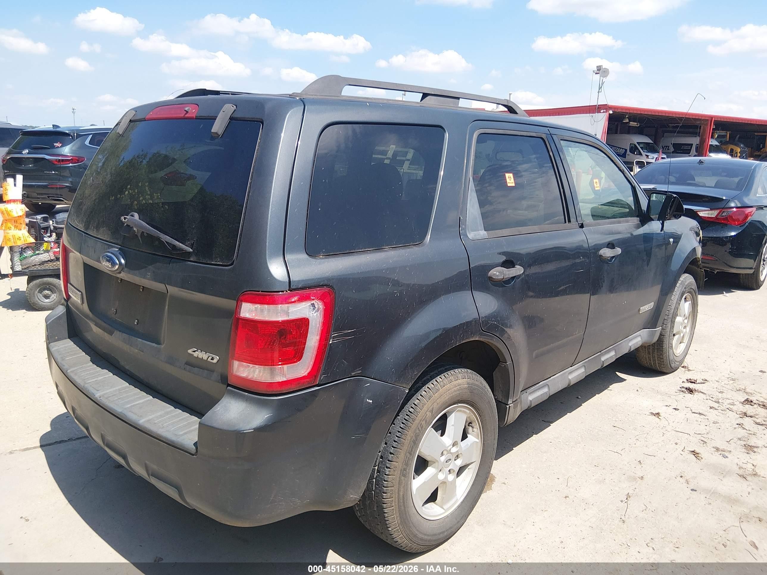 2008 Ford Escape Xlt Blue vin: 1FMCU93198KA49963