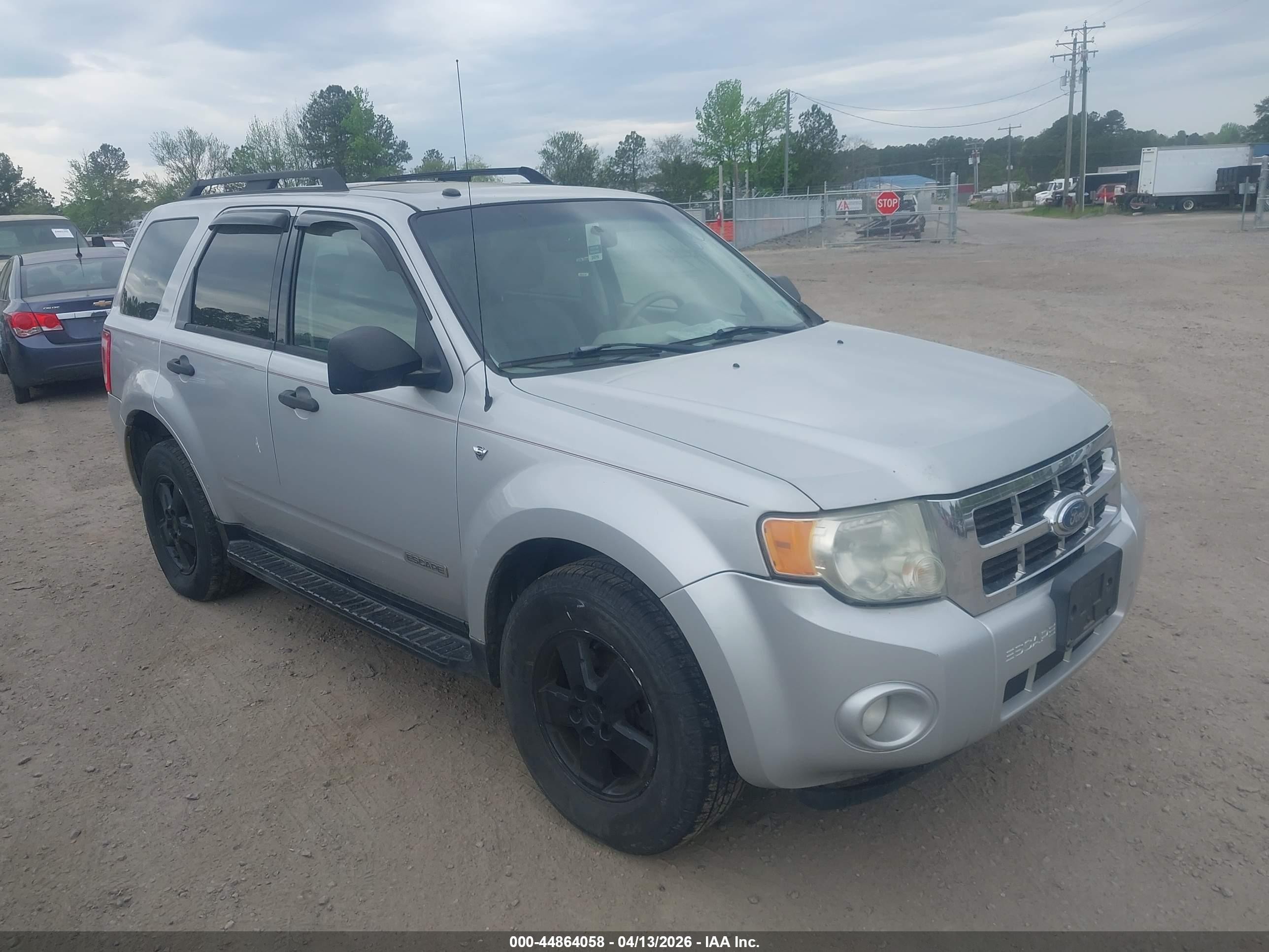 2008 Ford Escape Xlt Silver vin: 1FMCU93198KA67220