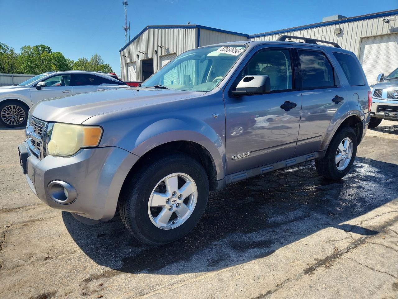 2008 Ford Escape Xlt Серый vin: 1FMCU93198KB58732