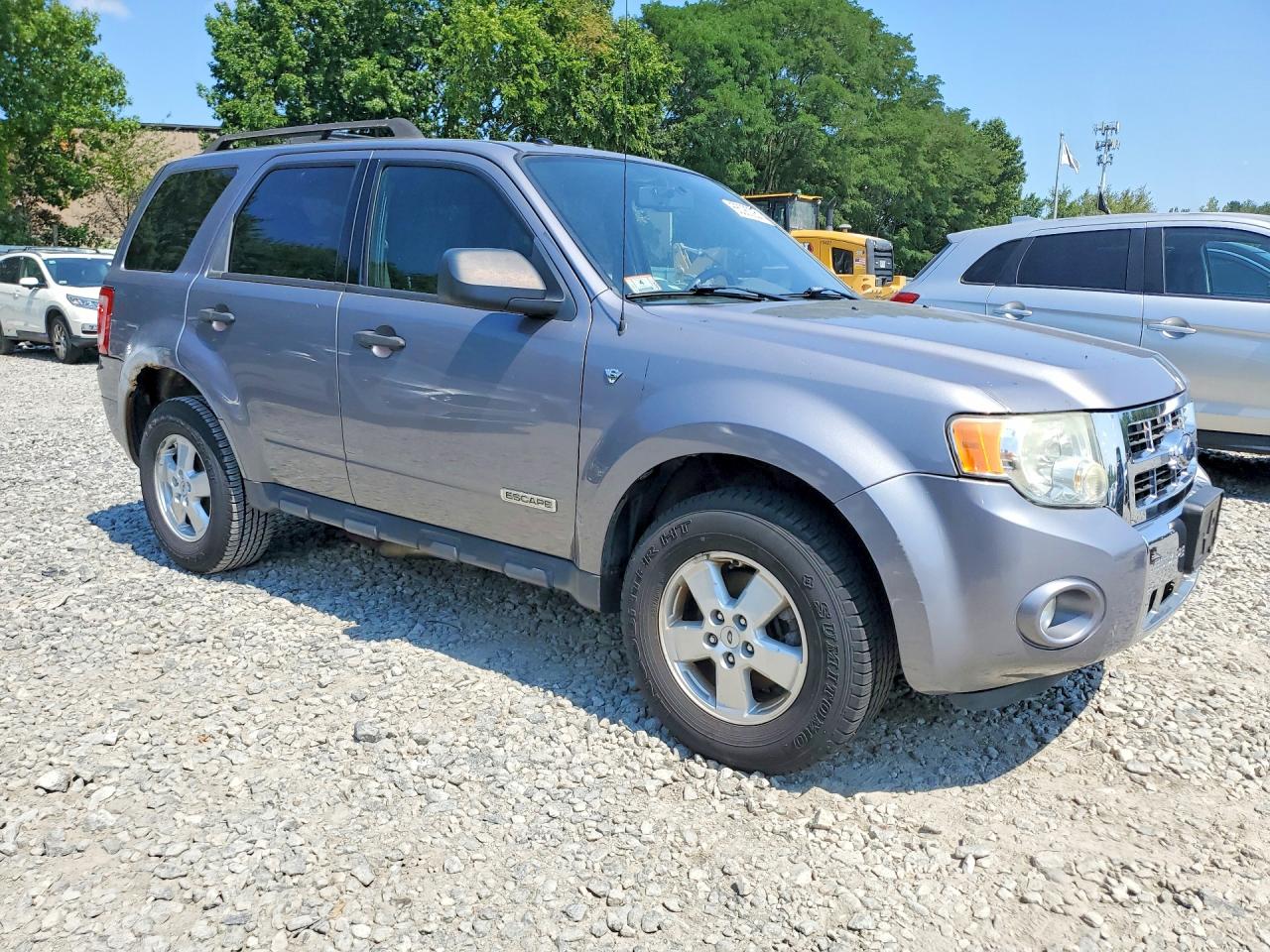 2008 Ford Escape Xlt Gray vin: 1FMCU93198KE51756