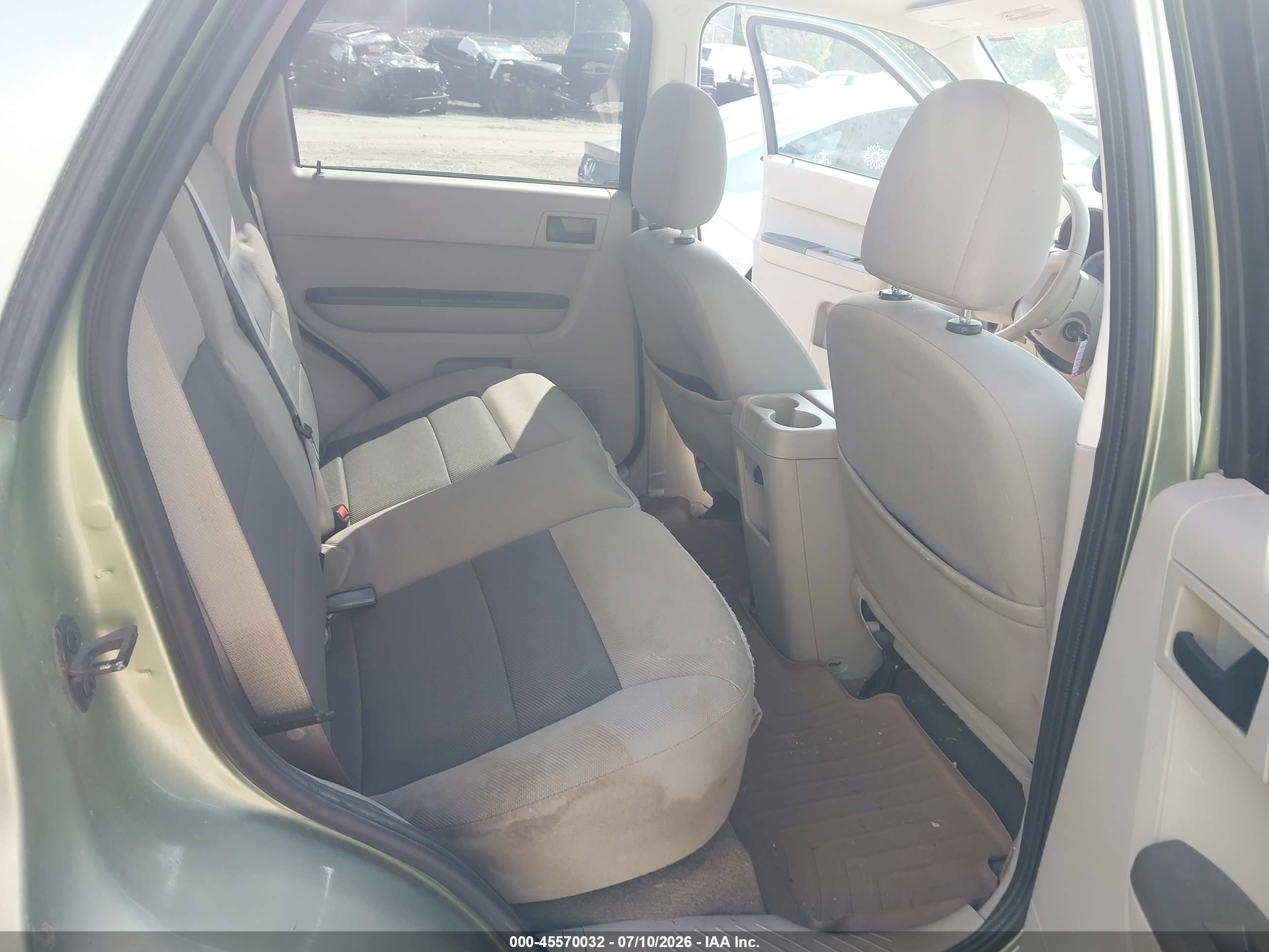 2008 Ford Escape Xlt Green vin: 1FMCU93198KE76222