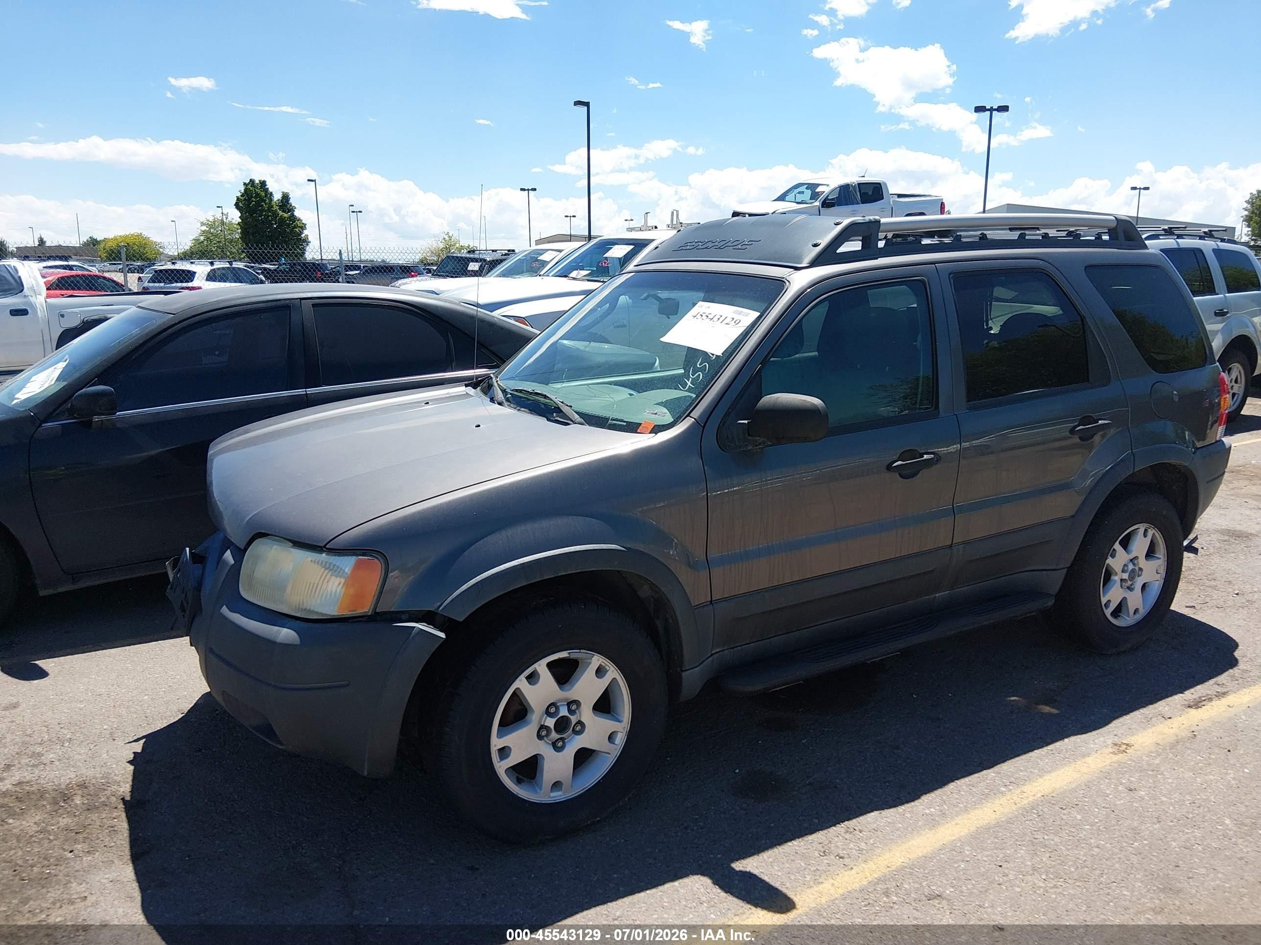 2003 Ford Escape Xlt Gray vin: 1FMCU931X3KA79174