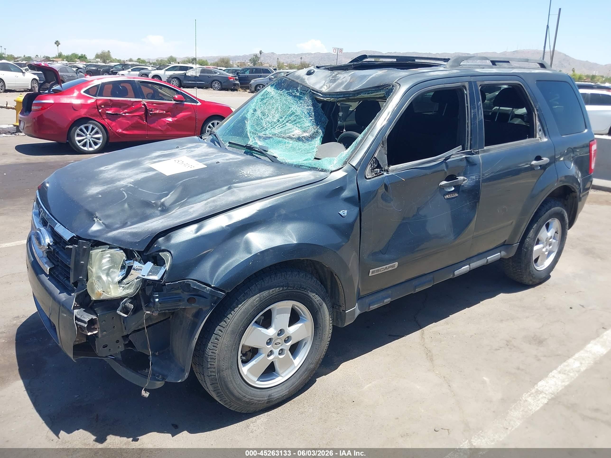 2008 Ford Escape Xlt Зеленый vin: 1FMCU931X8KA46411
