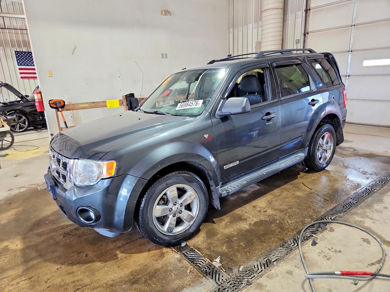 2008 Ford Escape Xlt Charcoal vin: 1FMCU931X8KB50851