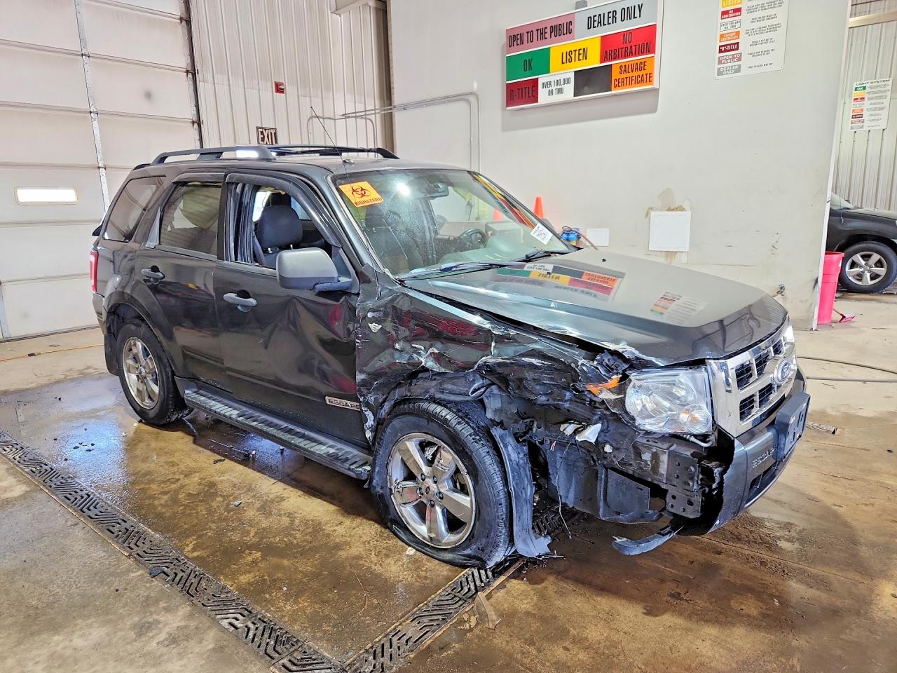 2008 Ford Escape Xlt Charcoal vin: 1FMCU931X8KB50851