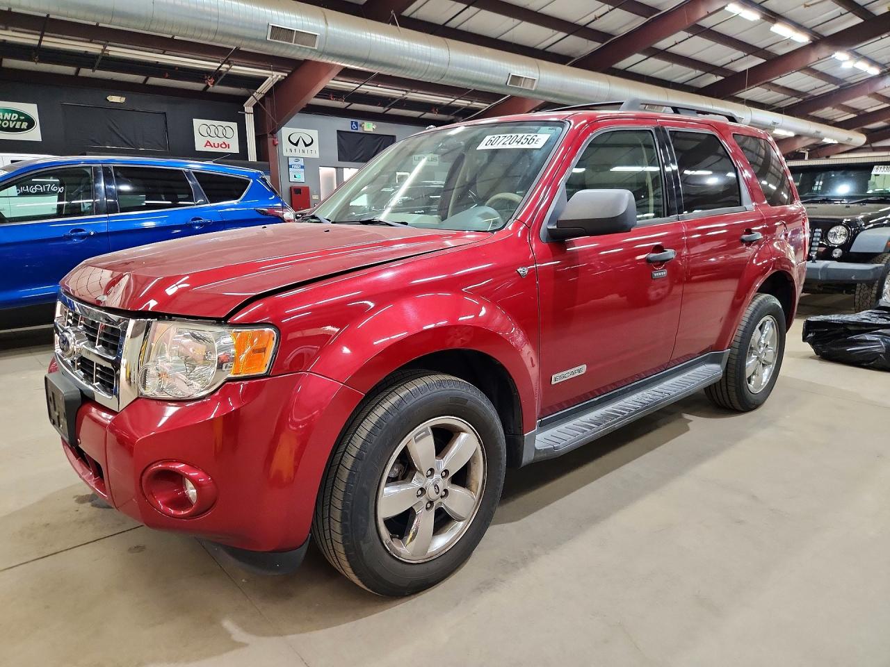 2008 Ford Escape Xlt Red vin: 1FMCU931X8KB58156