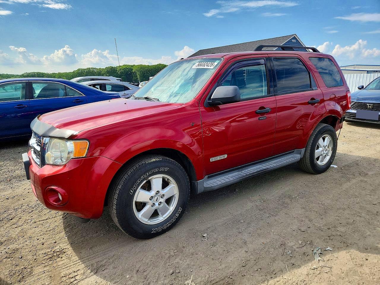 2008 Ford Escape Xlt Red vin: 1FMCU931X8KC32157