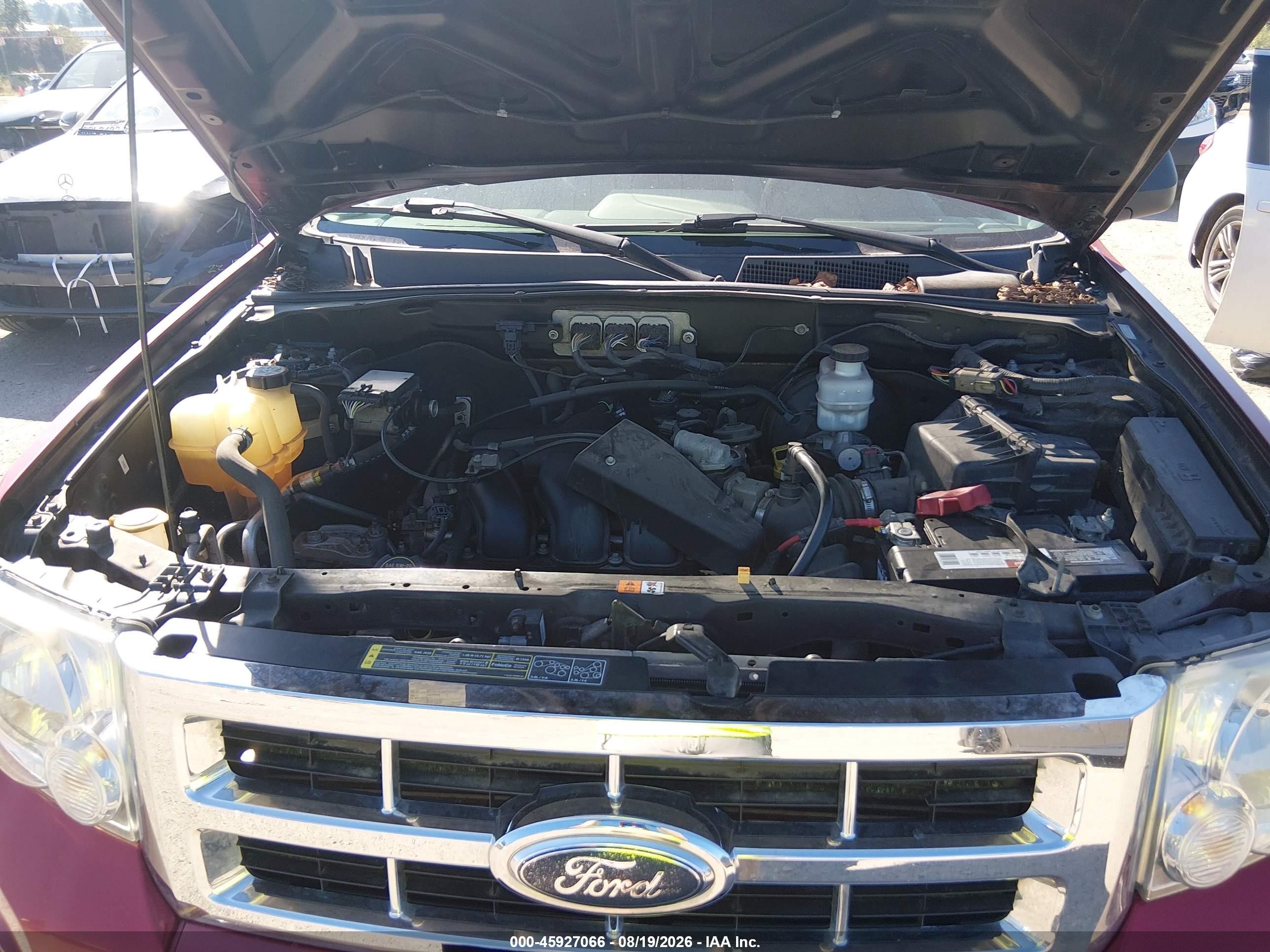 2008 Ford Escape Xlt Красный vin: 1FMCU931X8KC81312