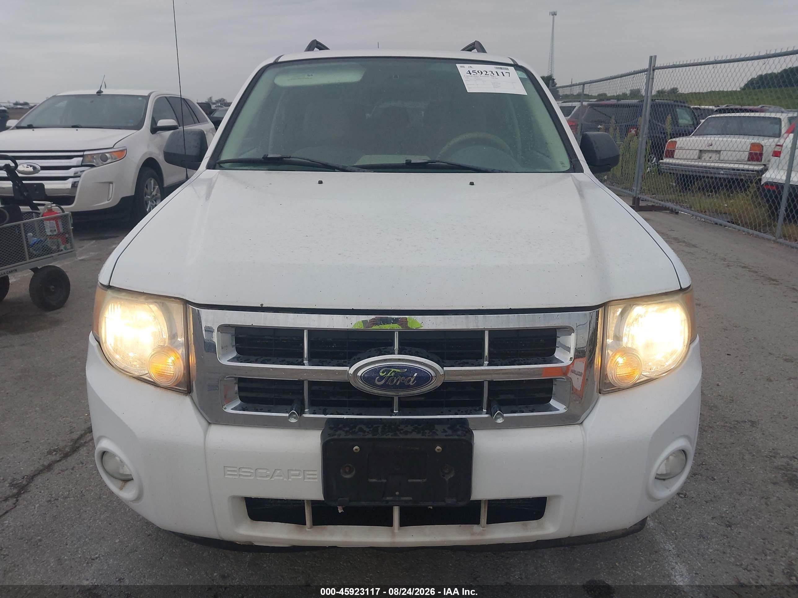 2008 Ford Escape Xlt Белый vin: 1FMCU931X8KD65355