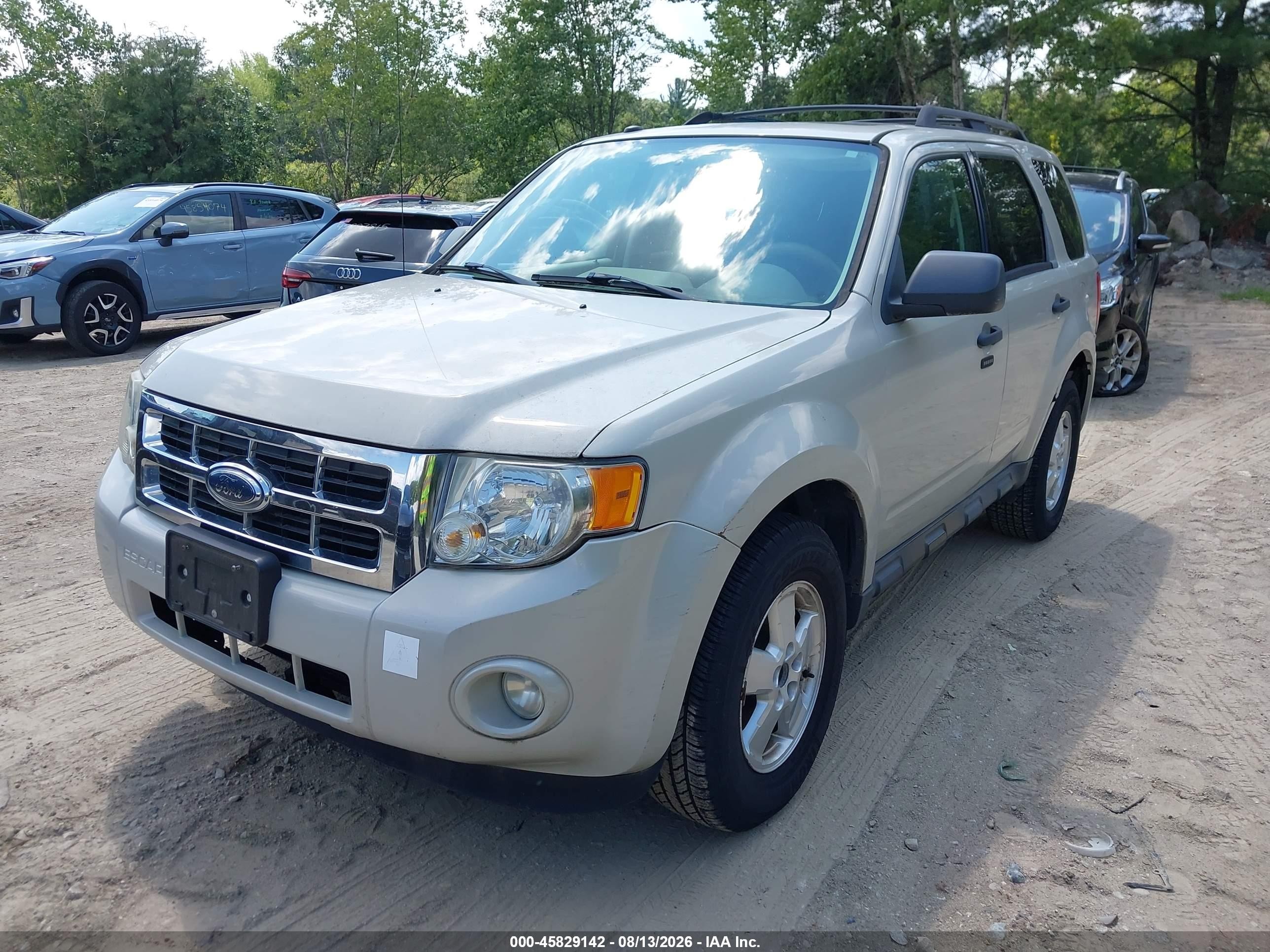 2009 Ford Escape Xlt Beige vin: 1FMCU93729KA44450