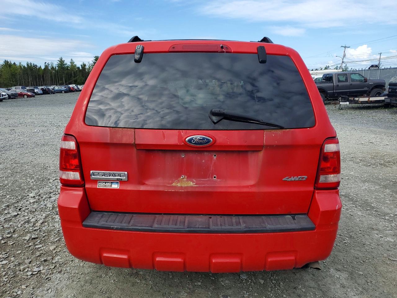 2009 Ford Escape Xlt Red vin: 1FMCU93739KA37457
