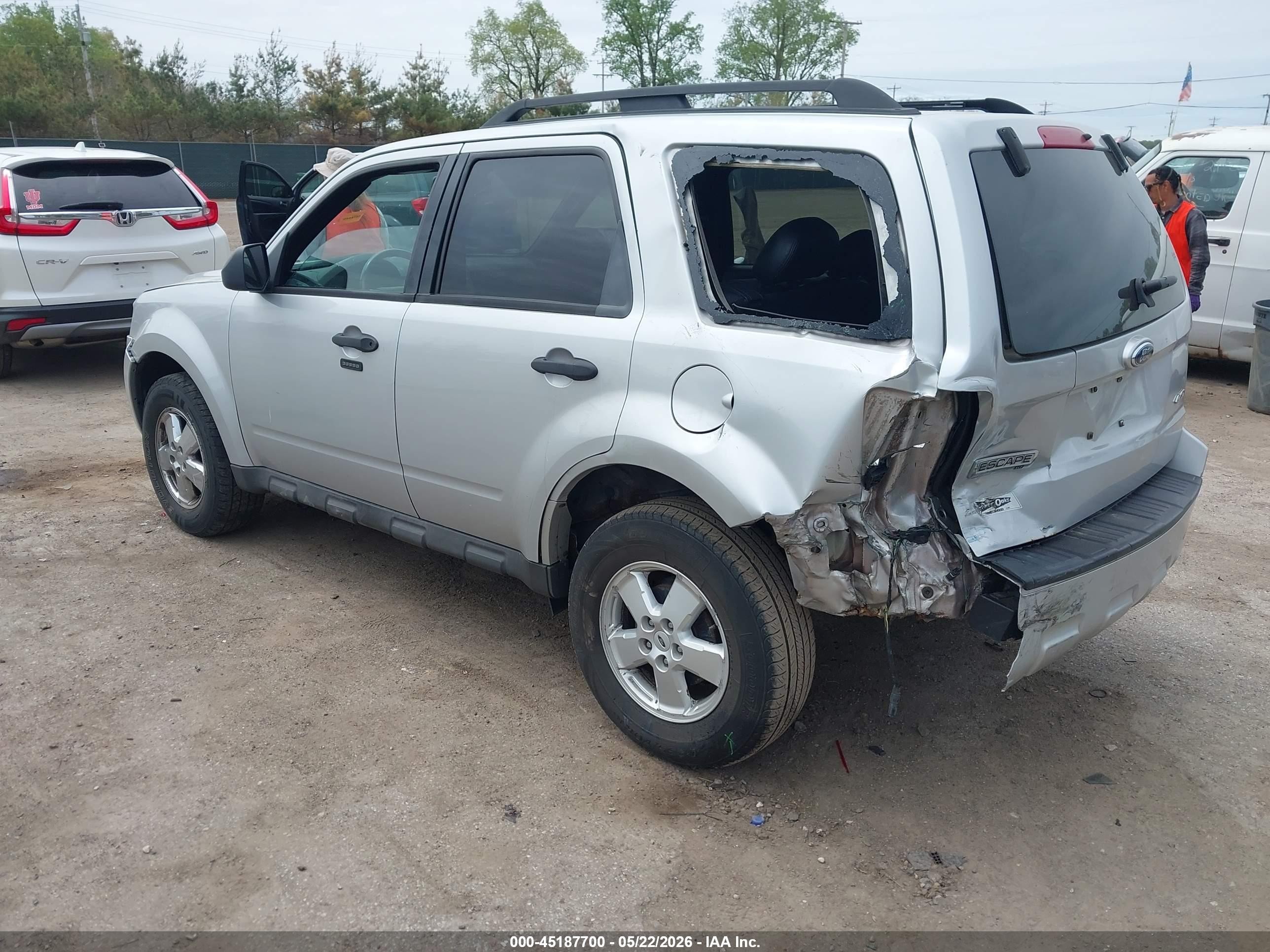 2009 Ford Escape Xlt Gray vin: 1FMCU93759KA74932