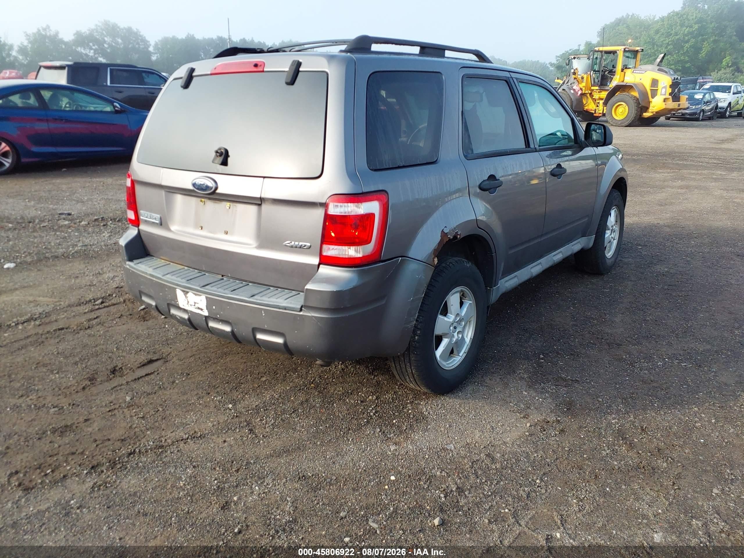 2009 Ford Escape Xlt Gray vin: 1FMCU93789KB21631