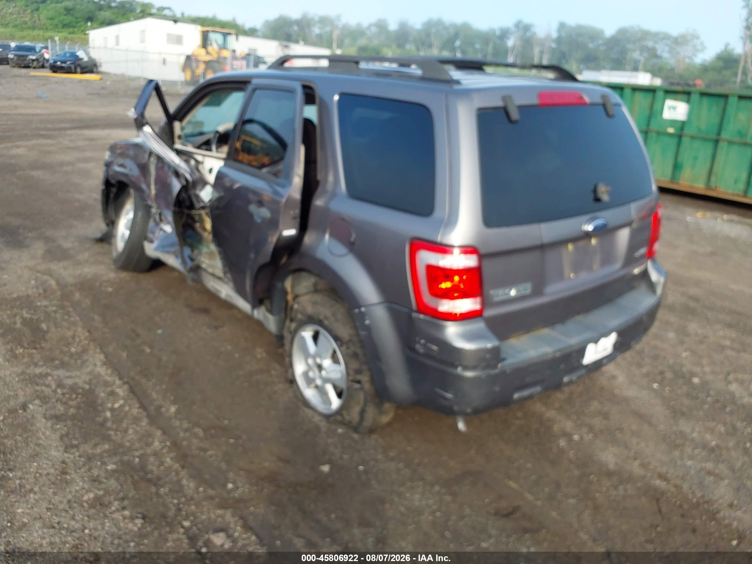 2009 Ford Escape Xlt Gray vin: 1FMCU93789KB21631