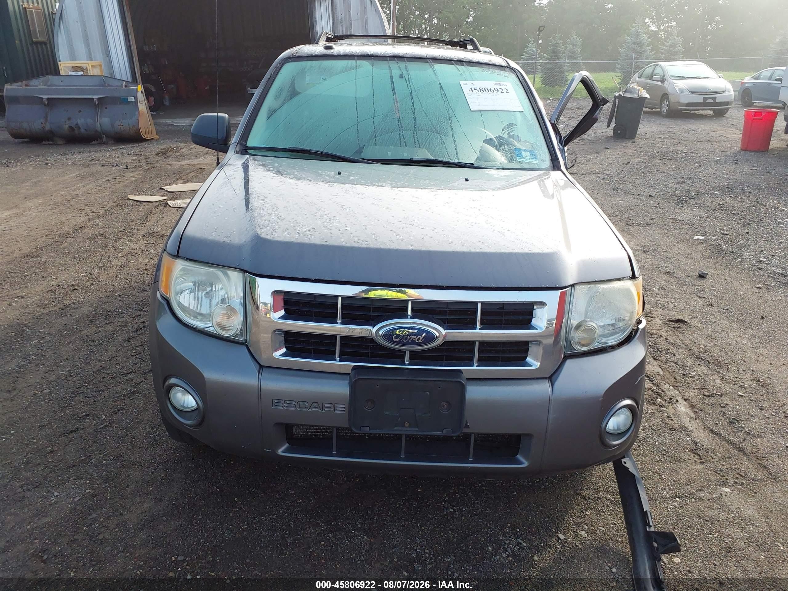 2009 Ford Escape Xlt Gray vin: 1FMCU93789KB21631