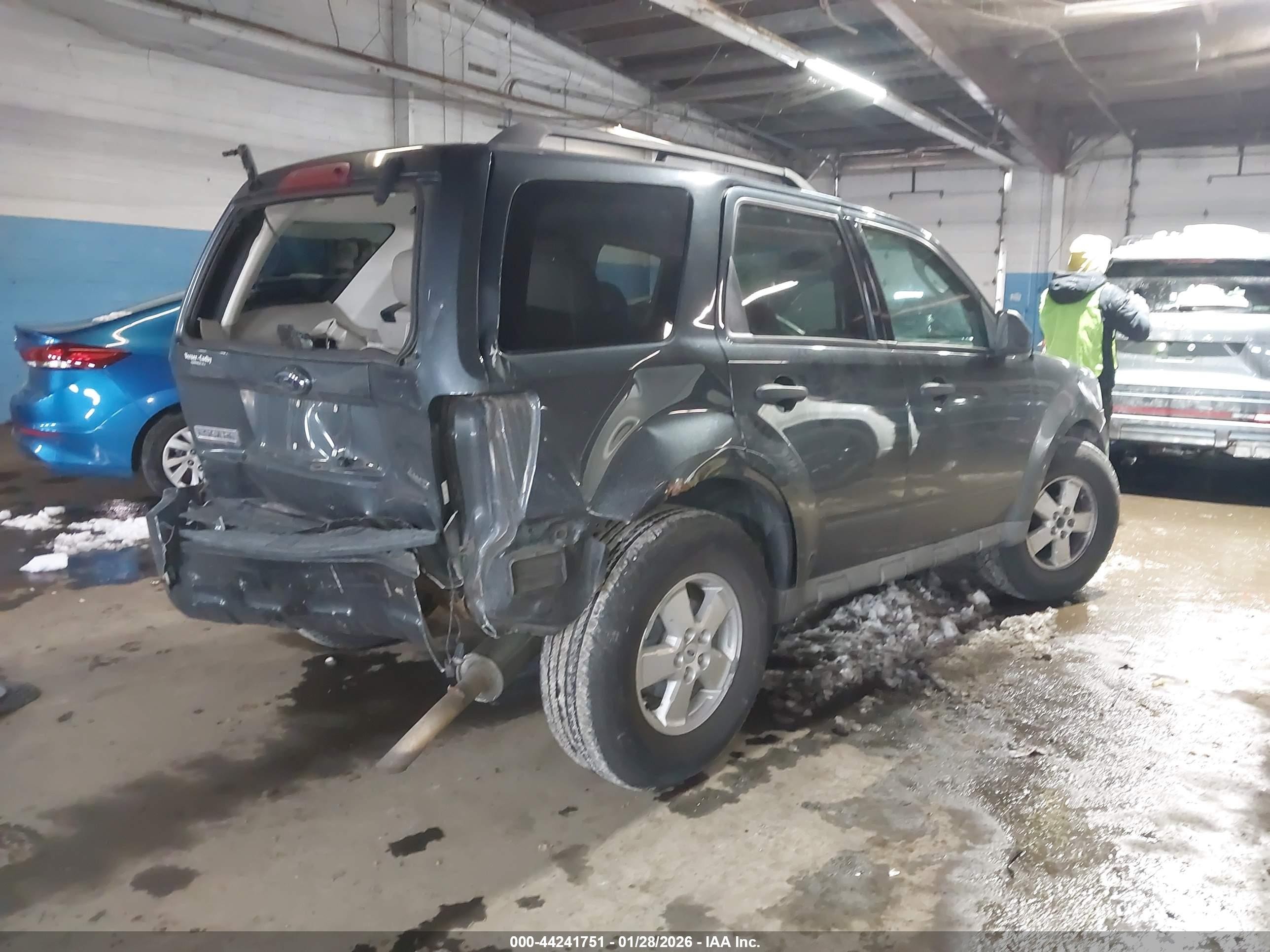2009 Ford Escape Xlt Gray vin: 1FMCU937X9KC13100