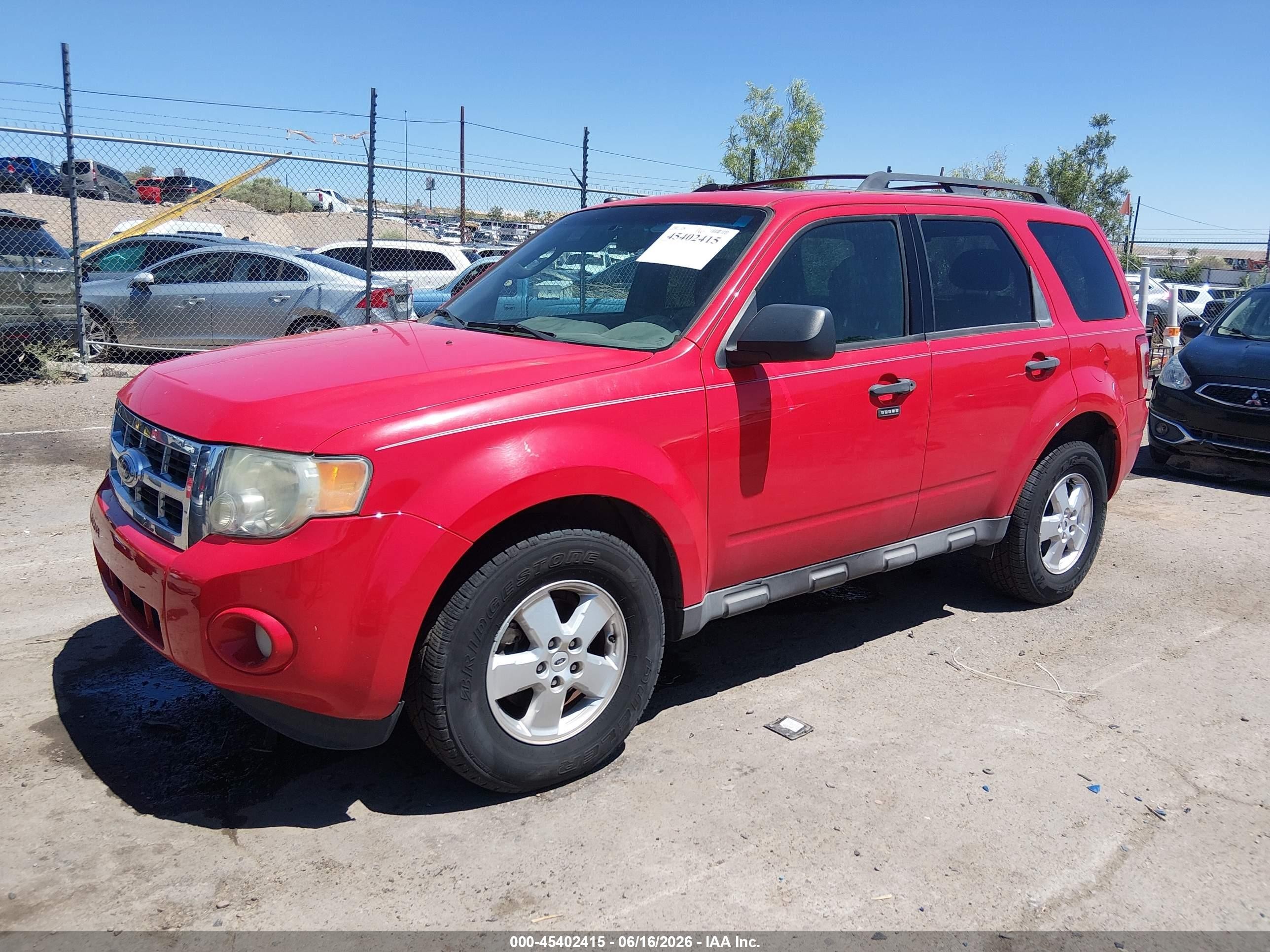 2009 Ford Escape Xlt Red vin: 1FMCU93G09KA53762