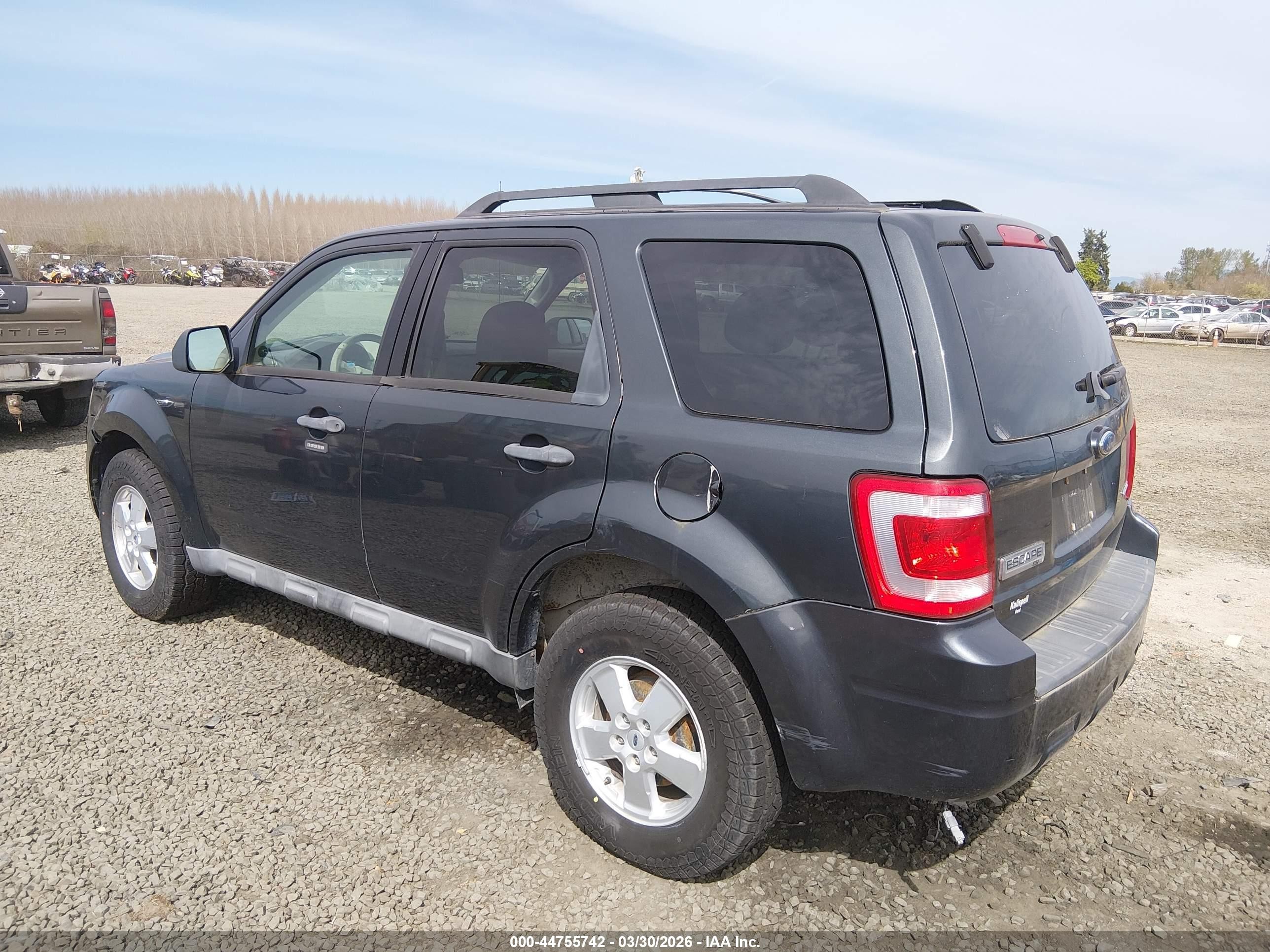 2009 Ford Escape Xlt Gray vin: 1FMCU93G09KC49894