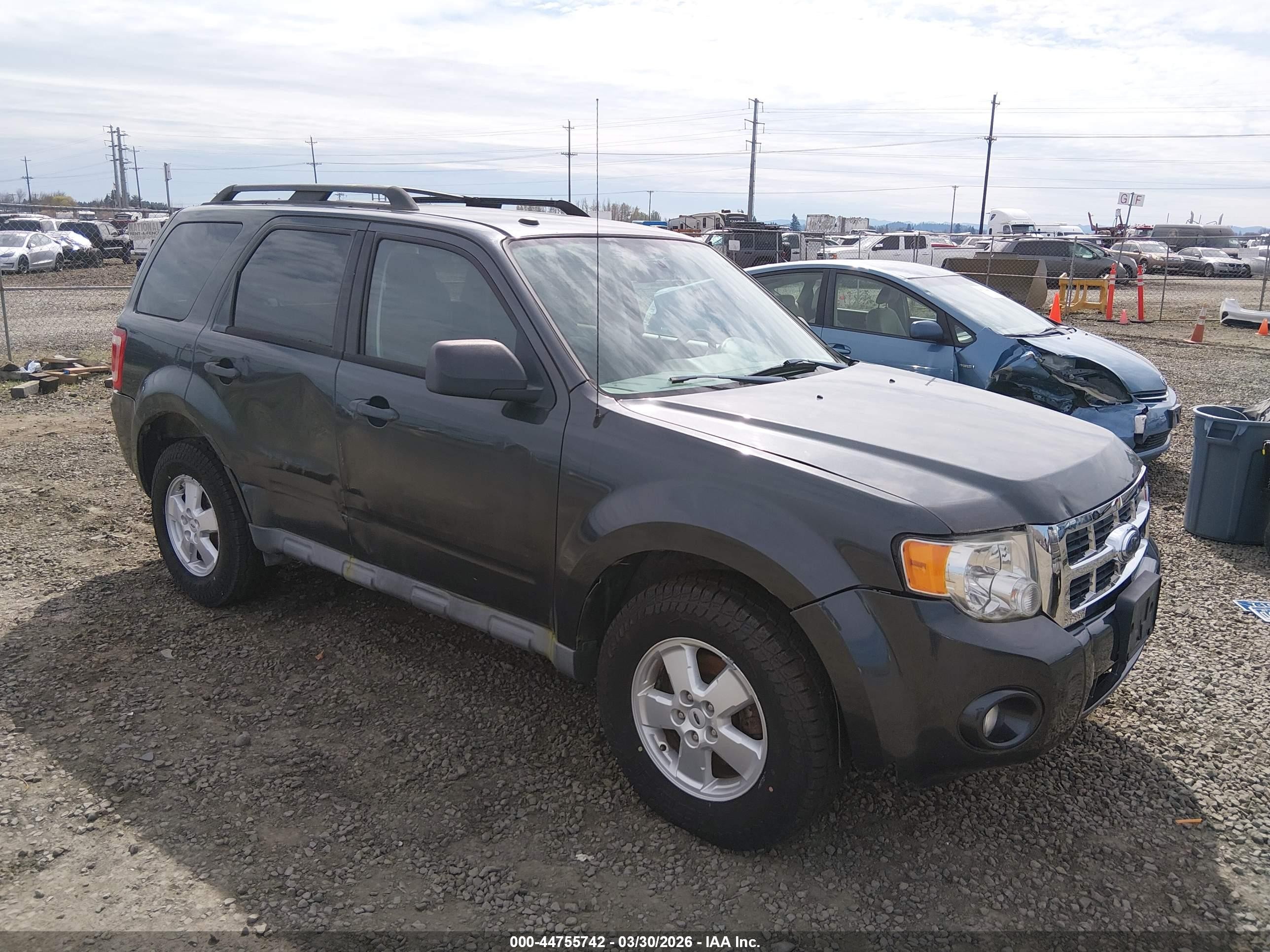 2009 Ford Escape Xlt Gray vin: 1FMCU93G09KC49894