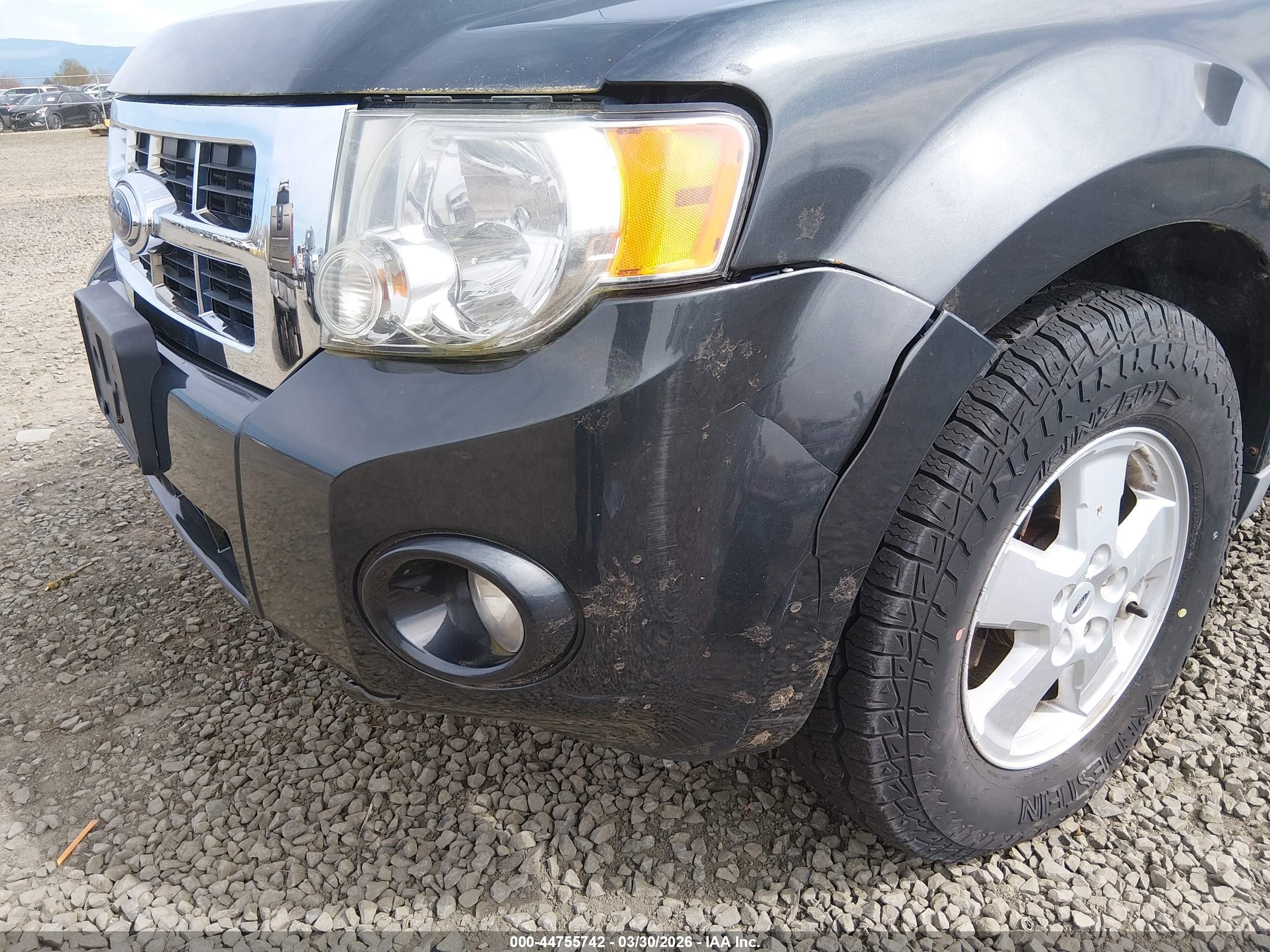 2009 Ford Escape Xlt Gray vin: 1FMCU93G09KC49894