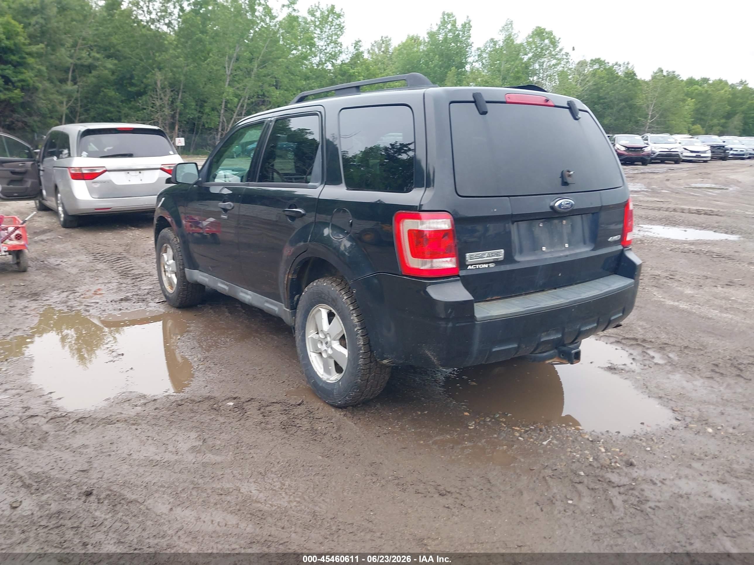 2009 Ford Escape Xlt Black vin: 1FMCU93G09KD04800