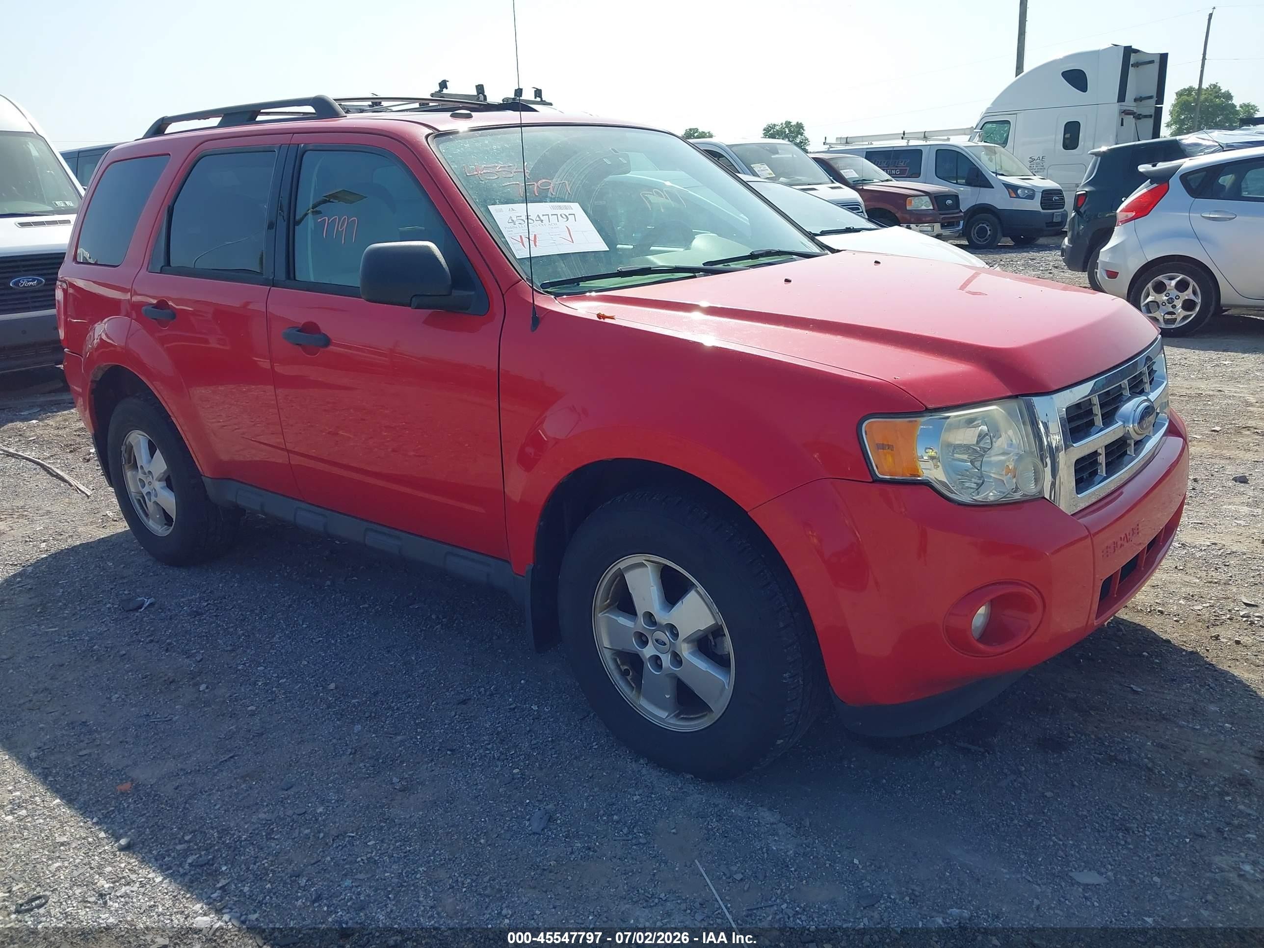 2009 Ford Escape Xlt Red vin: 1FMCU93G19KA57660