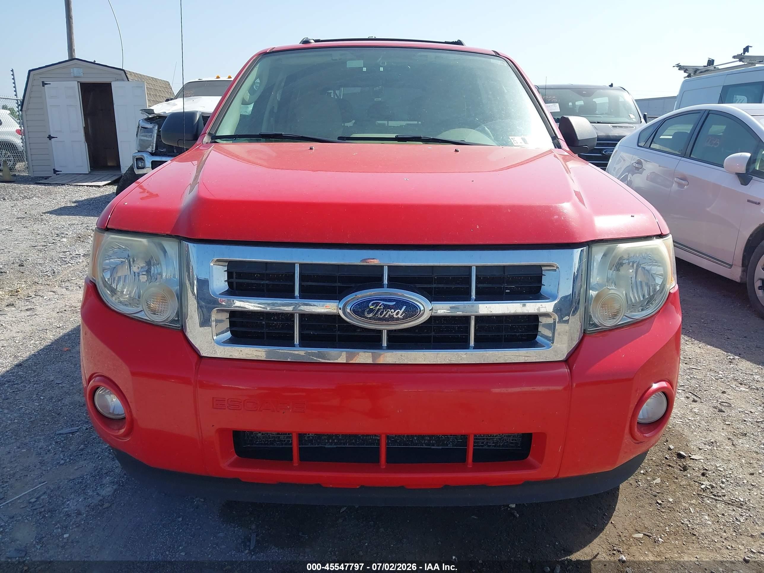 2009 Ford Escape Xlt Red vin: 1FMCU93G19KA57660