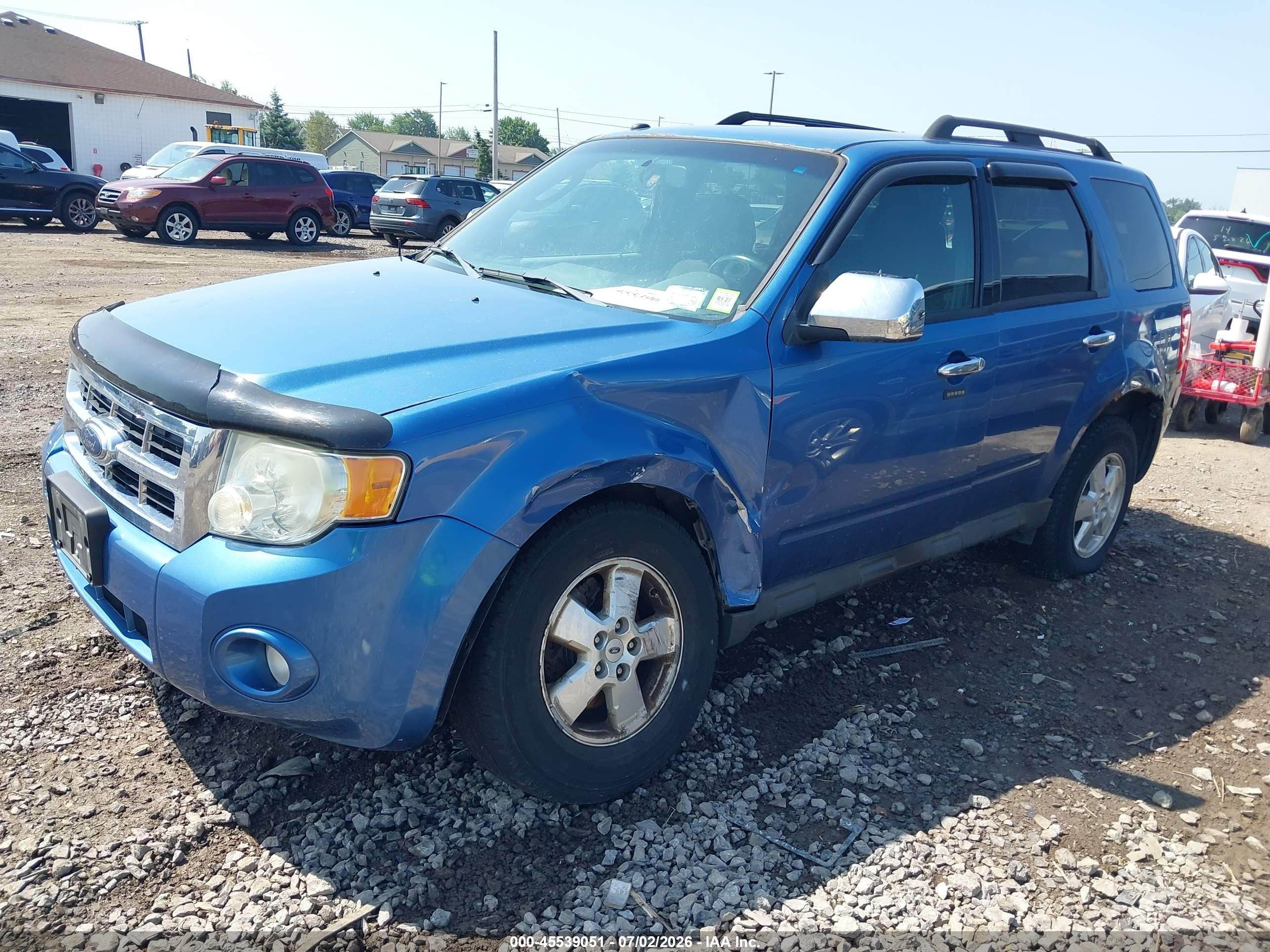 2009 Ford Escape Xlt Blue vin: 1FMCU93G19KA95230