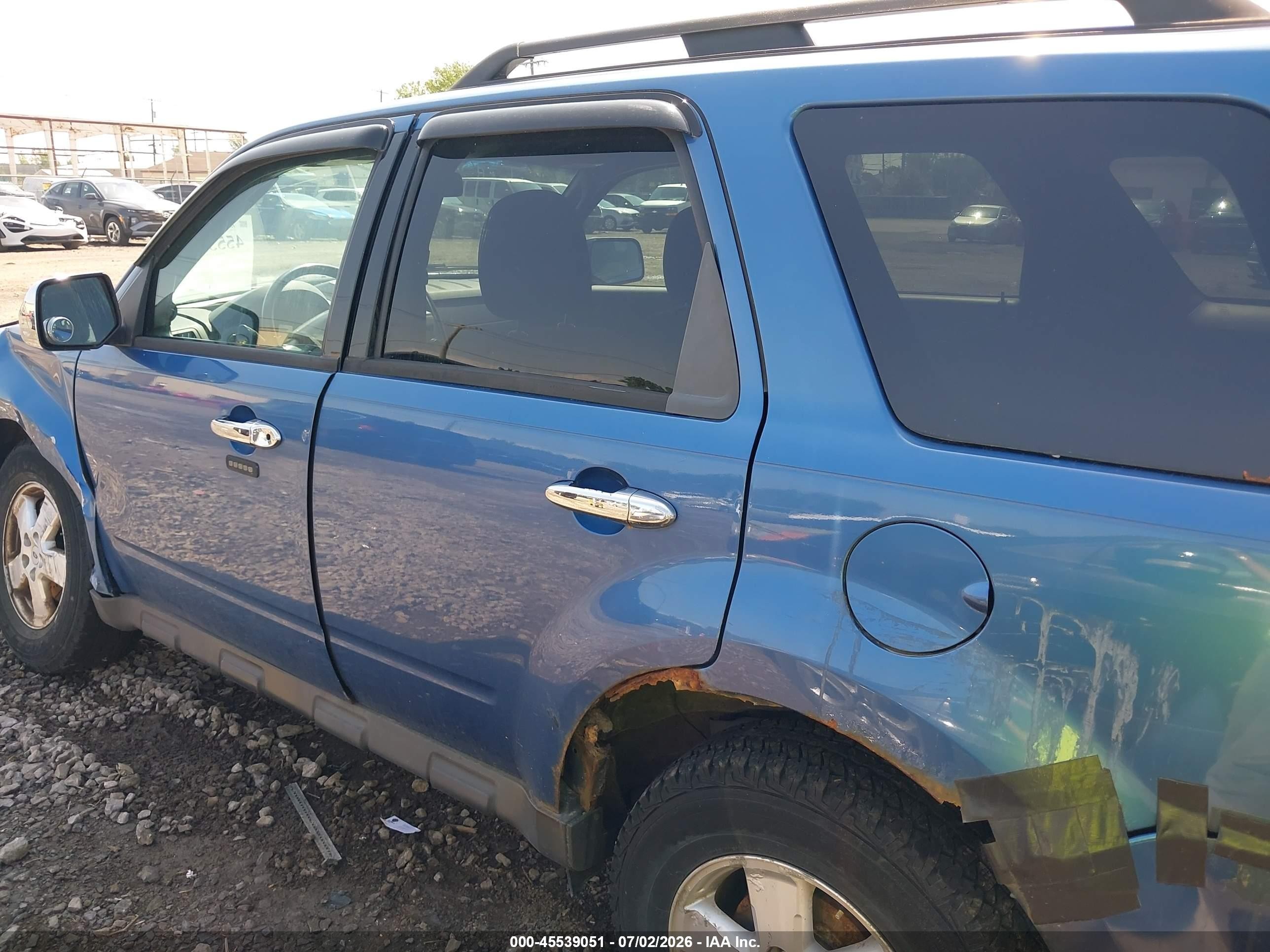 2009 Ford Escape Xlt Blue vin: 1FMCU93G19KA95230