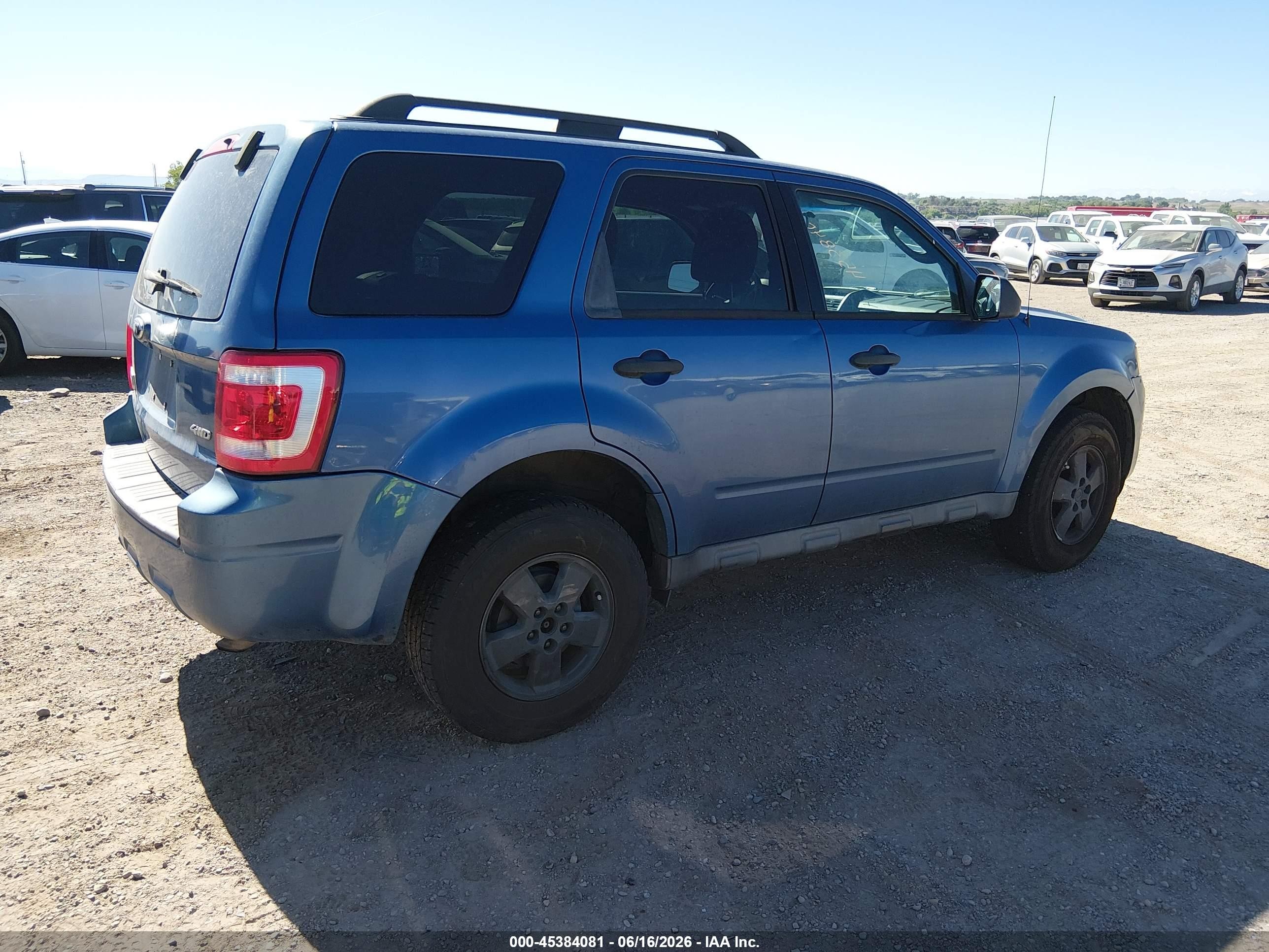 2009 Ford Escape Xlt Blue vin: 1FMCU93G19KB69827