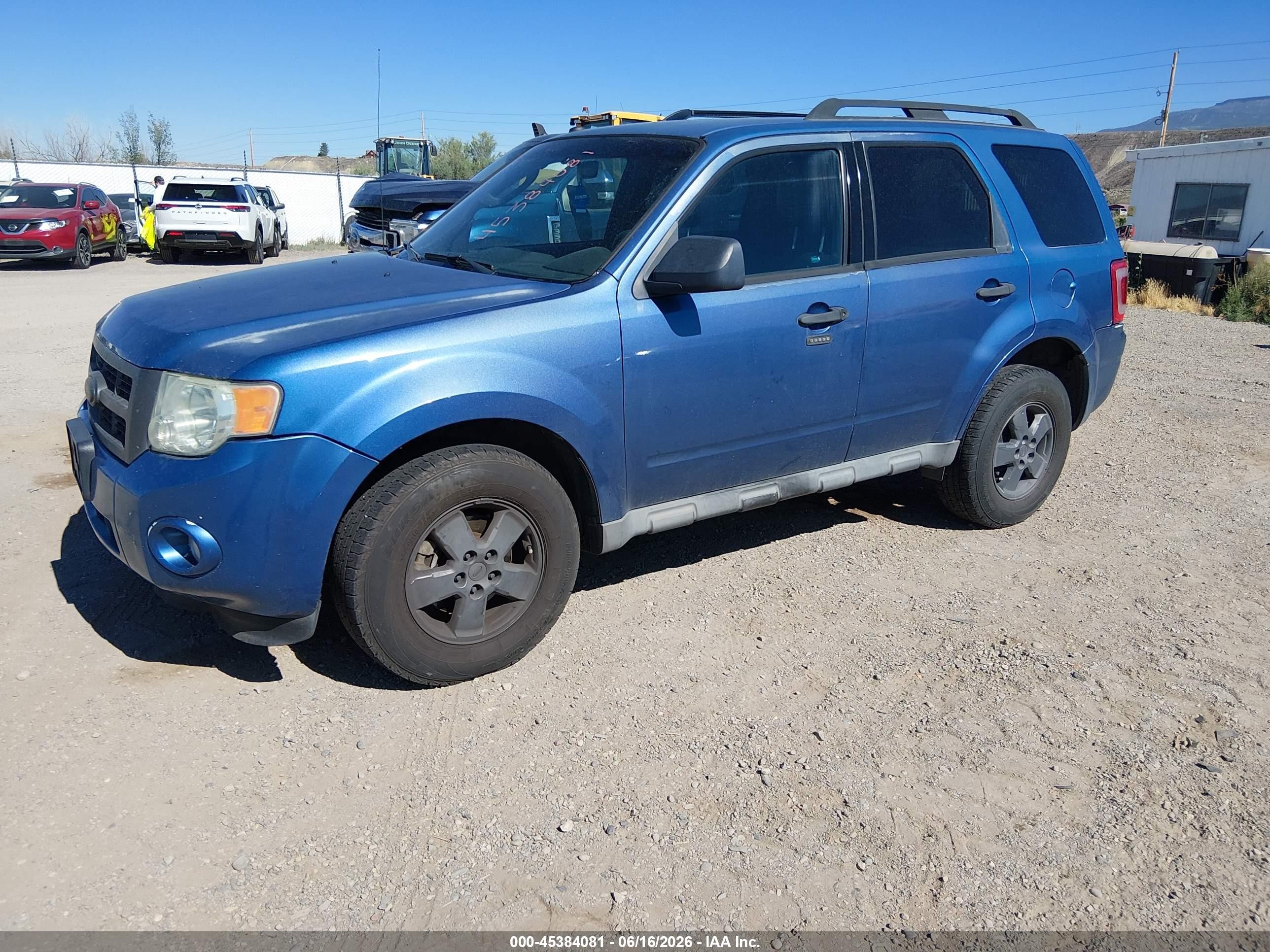2009 Ford Escape Xlt Blue vin: 1FMCU93G19KB69827