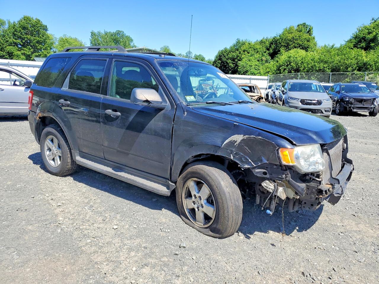 2009 Ford Escape Xlt Black vin: 1FMCU93G39KA86755