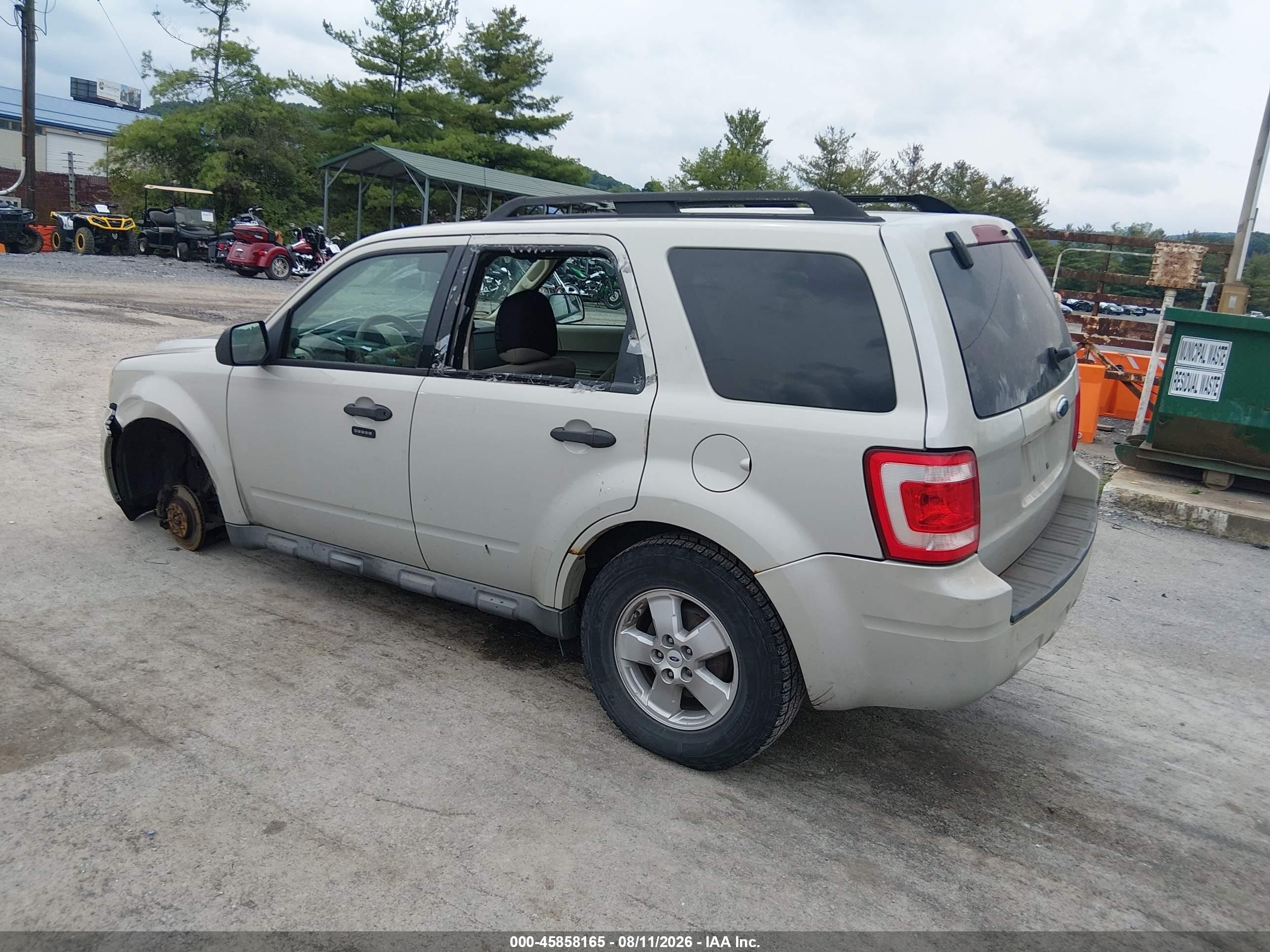 2009 Ford Escape Xlt Cream vin: 1FMCU93G39KC11981