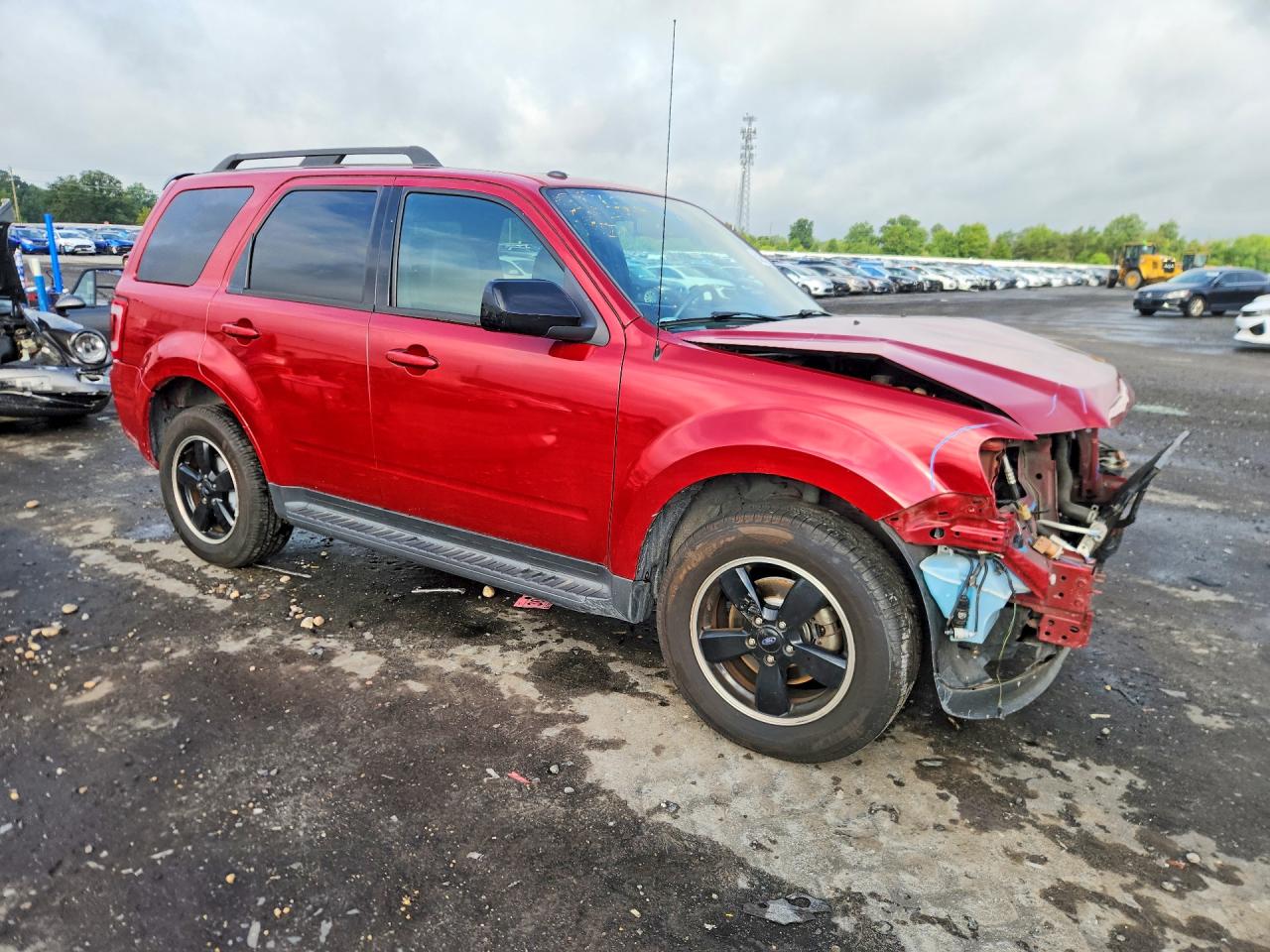 2009 Ford Escape Xlt Red vin: 1FMCU93G39KC58203