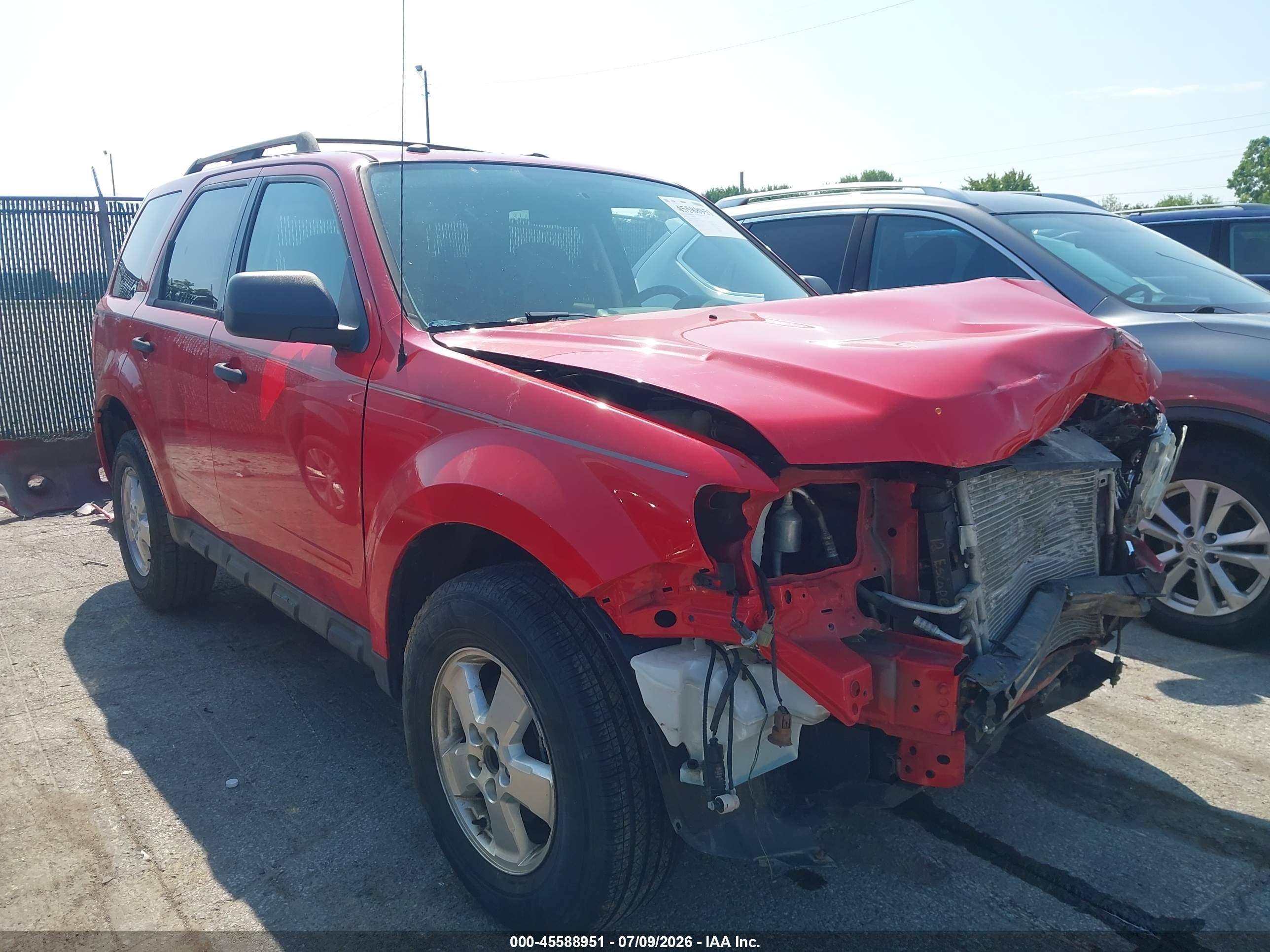 2009 Ford Escape Xlt Red vin: 1FMCU93G49KA57698