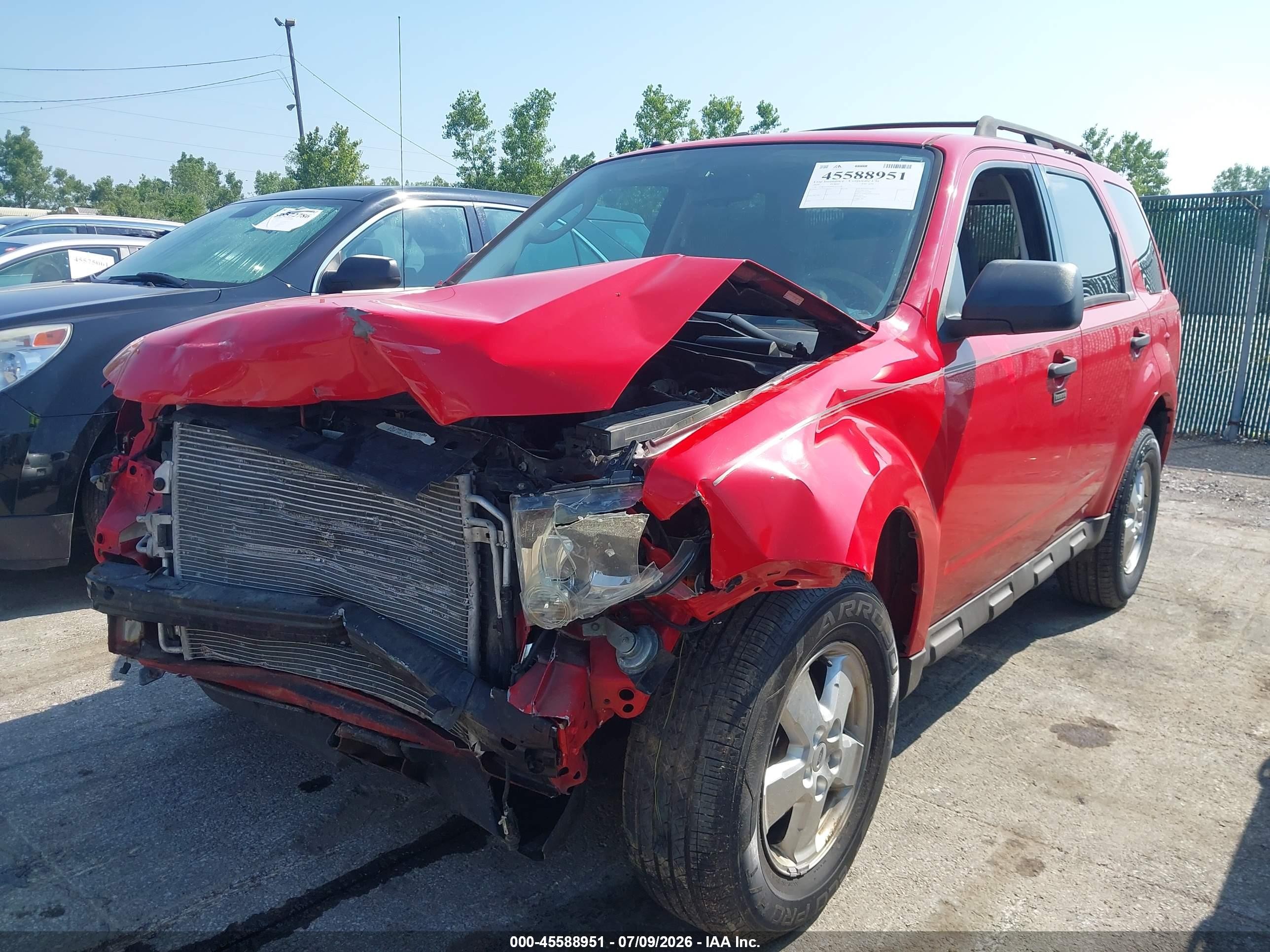 2009 Ford Escape Xlt Red vin: 1FMCU93G49KA57698
