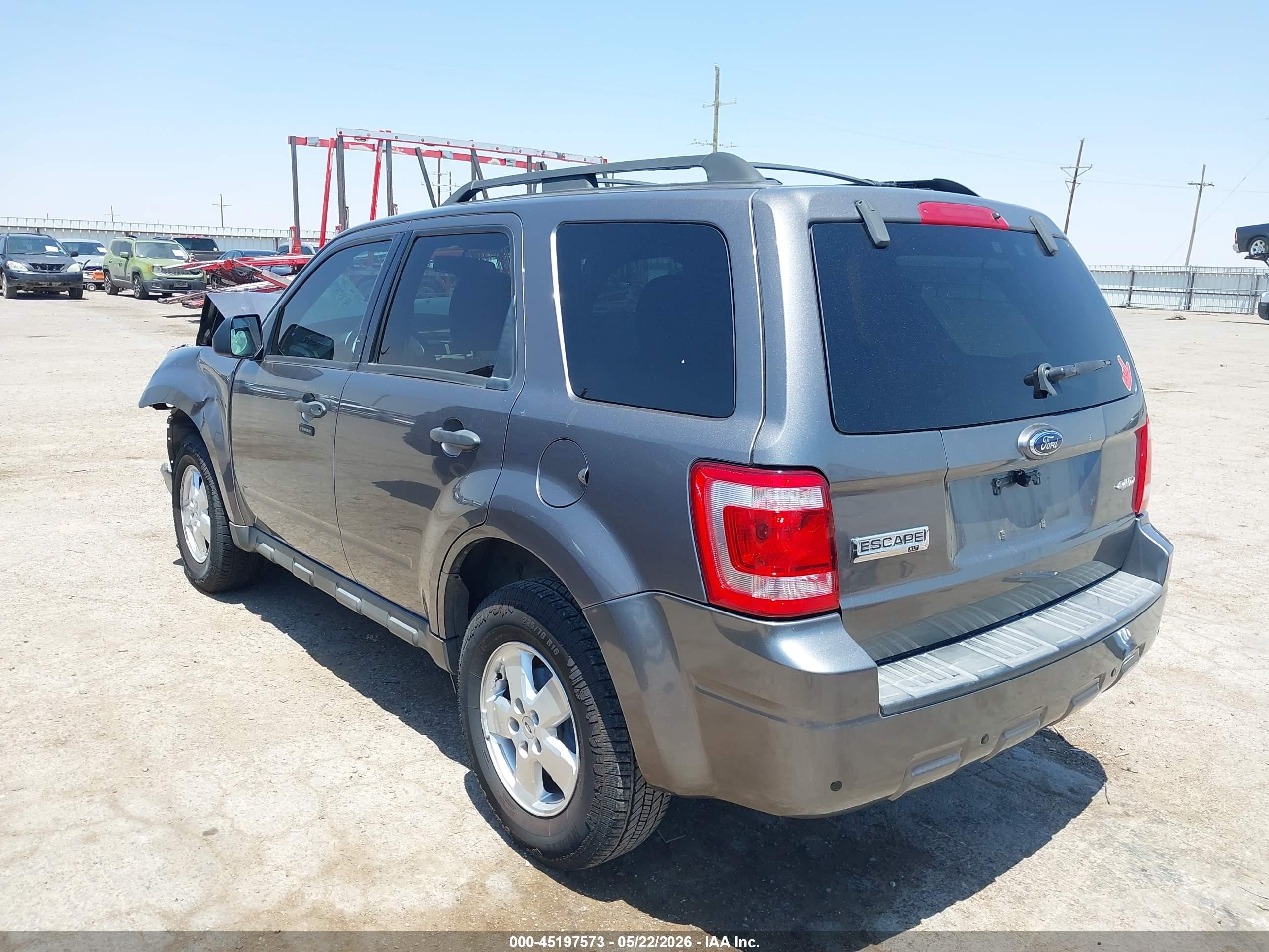 2009 Ford Escape Xlt Gray vin: 1FMCU93G49KB78991