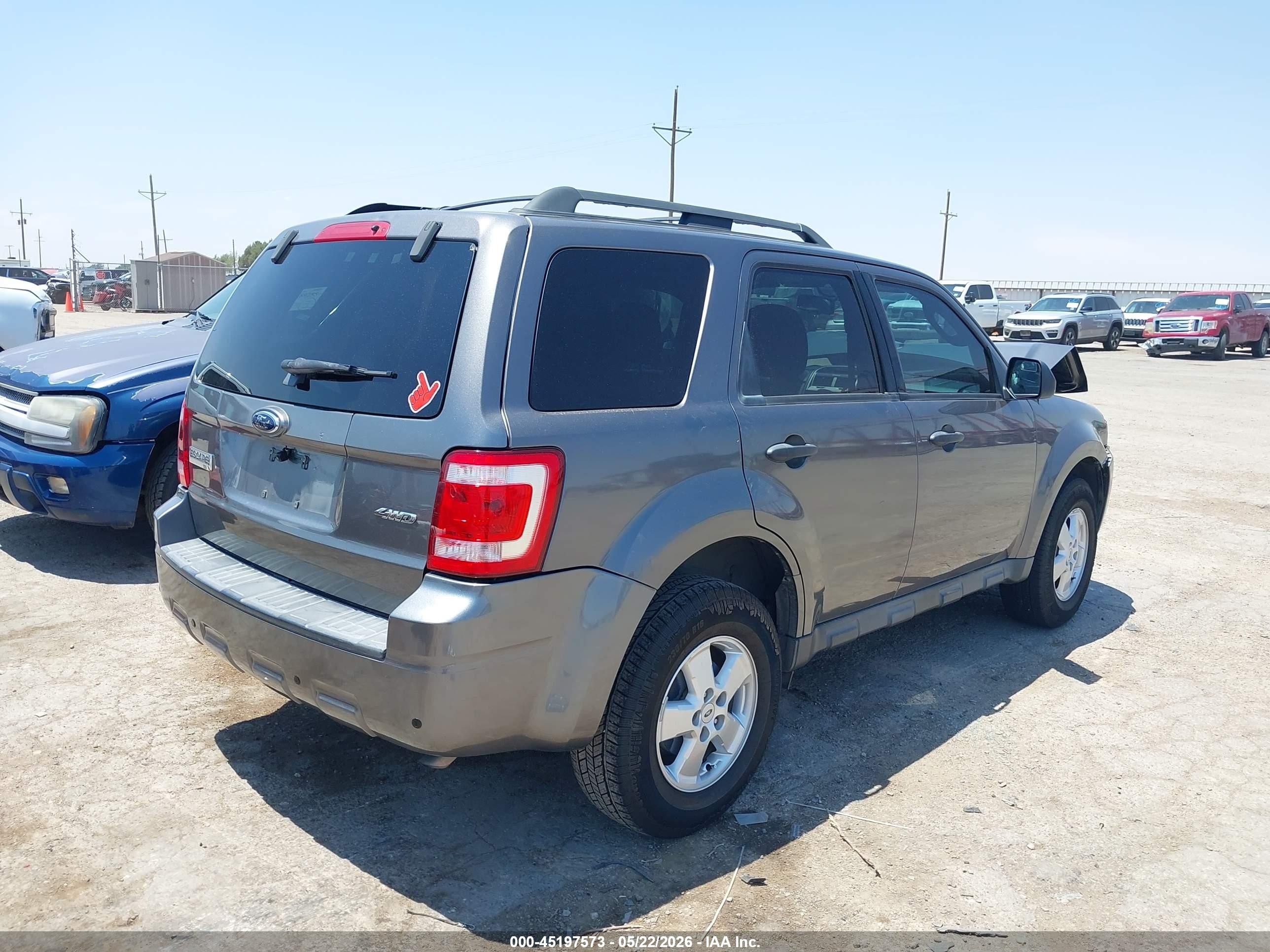 2009 Ford Escape Xlt Gray vin: 1FMCU93G49KB78991