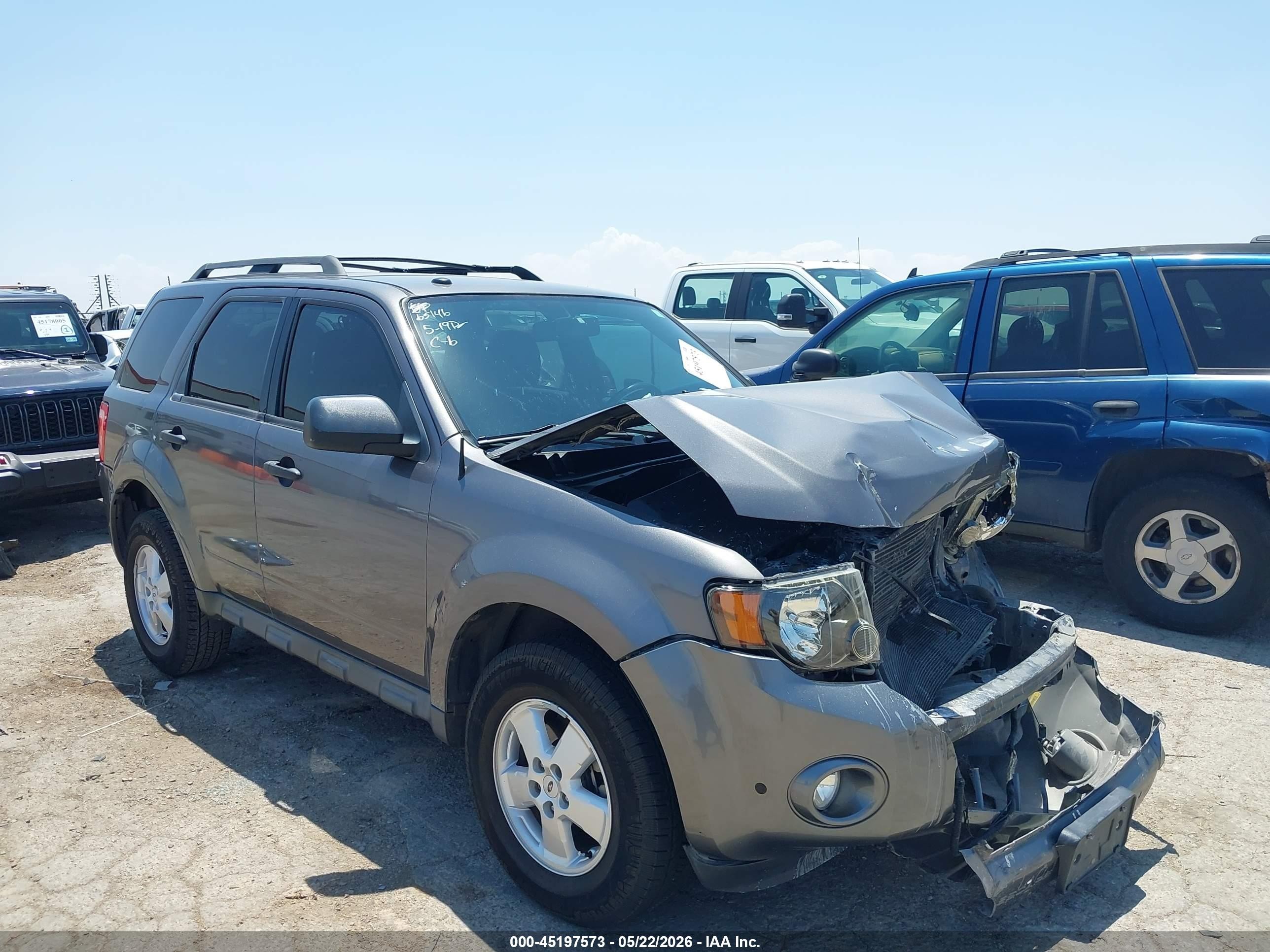 2009 Ford Escape Xlt Gray vin: 1FMCU93G49KB78991