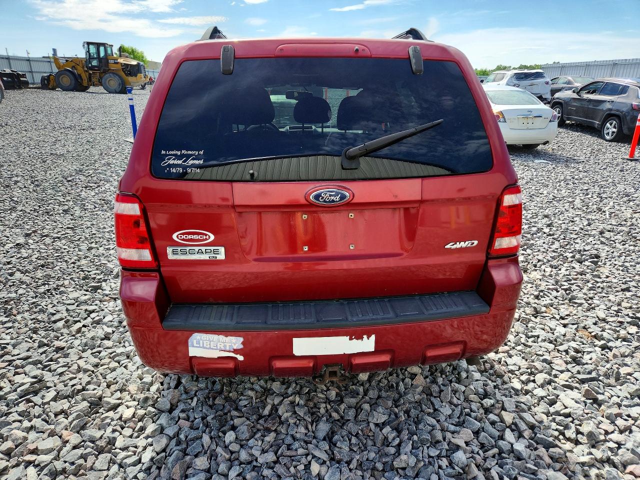 2009 Ford Escape Xlt Red vin: 1FMCU93G59KA07487
