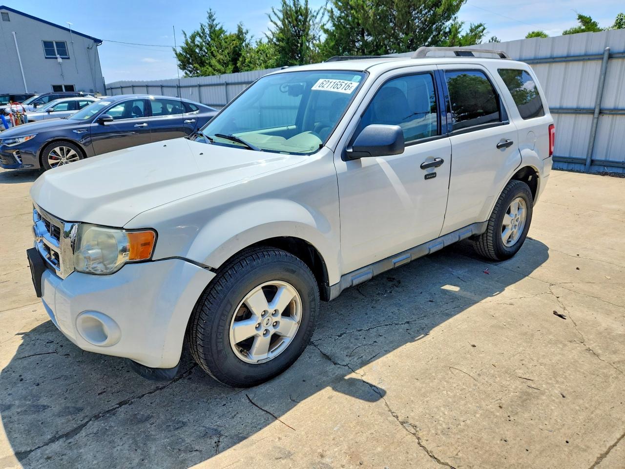 2009 Ford Escape Xlt White vin: 1FMCU93G59KC56808