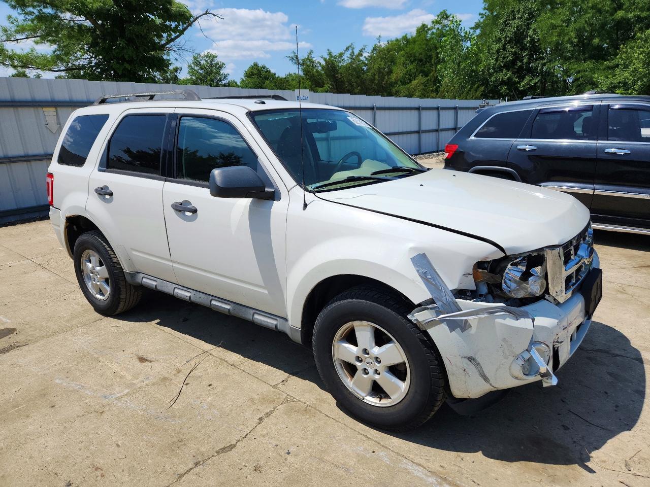 2009 Ford Escape Xlt Белый vin: 1FMCU93G59KC56808